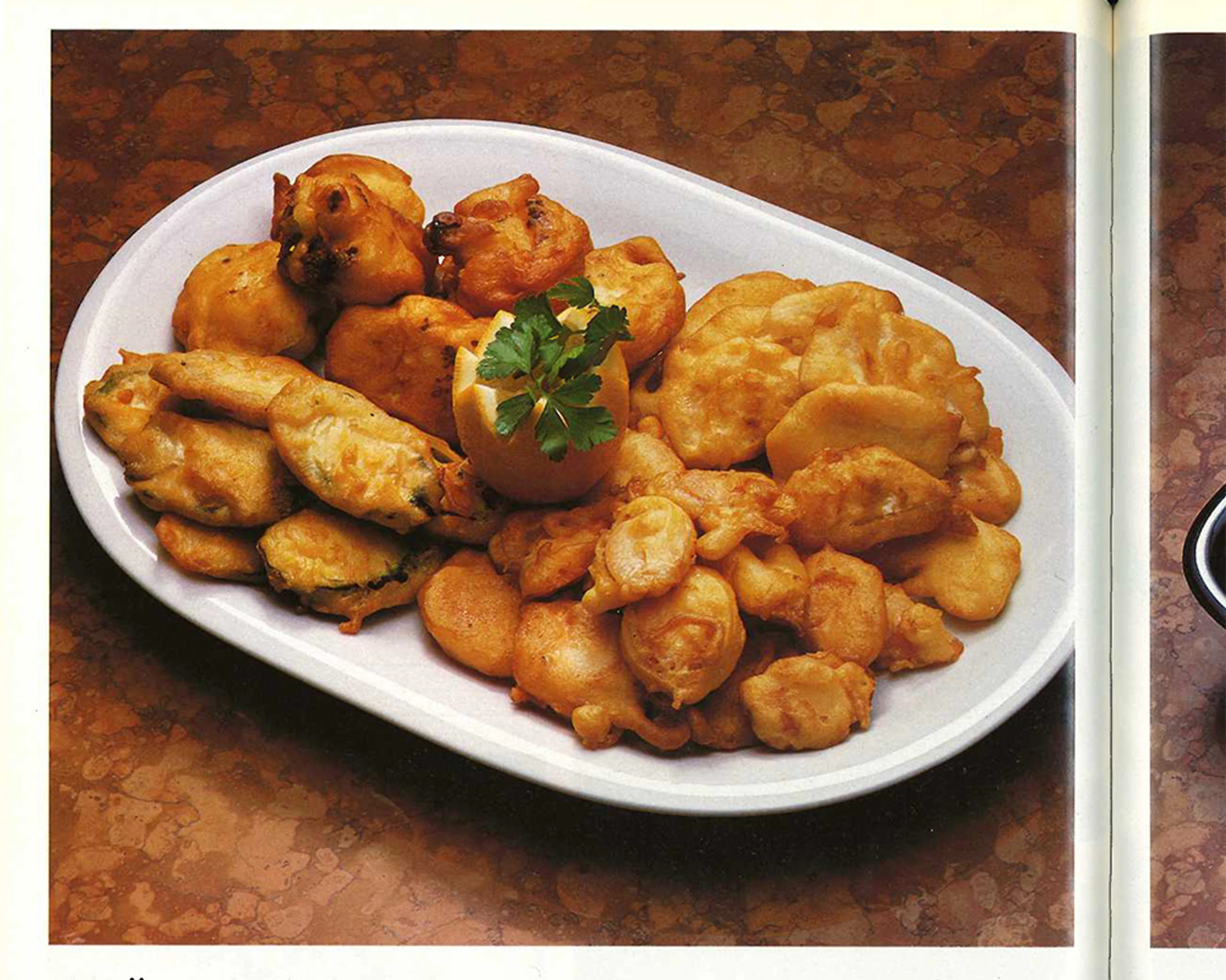 Gemüse in Bierteig gebacken