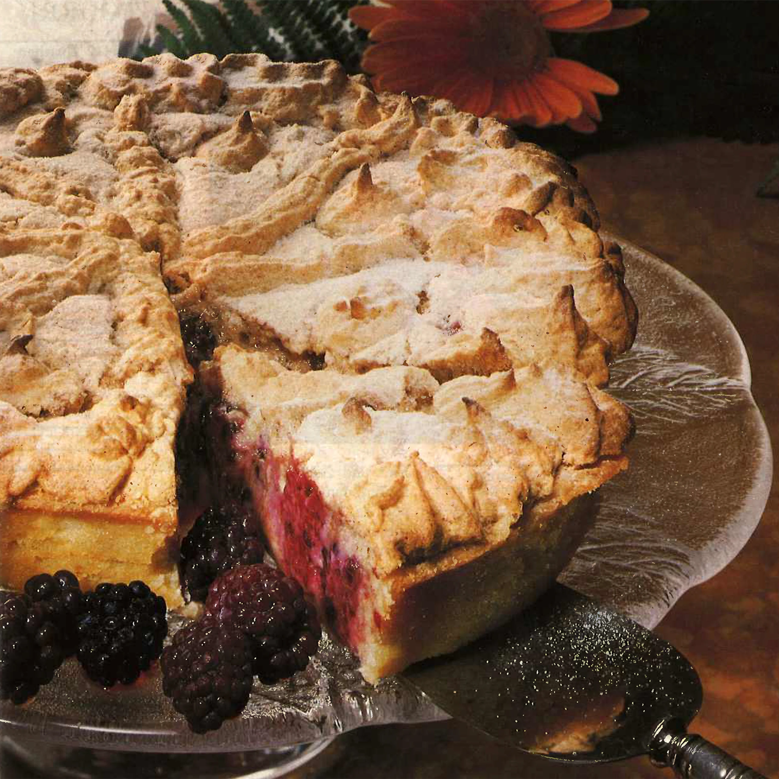 Brombeertorte mit Mandelbaiser