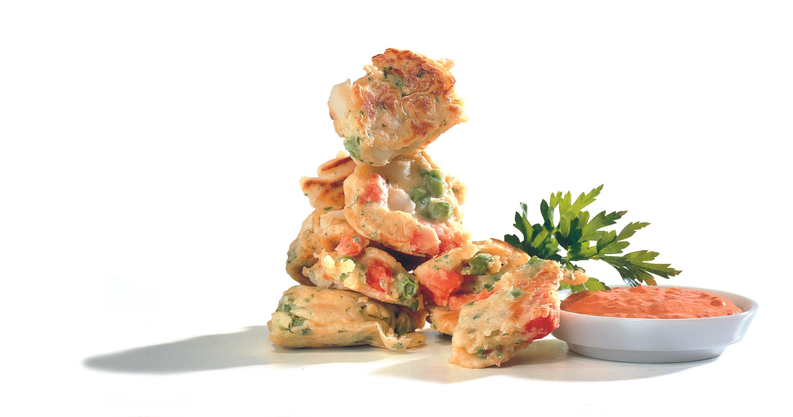 Gemüseschmarren mit Paprikasauce