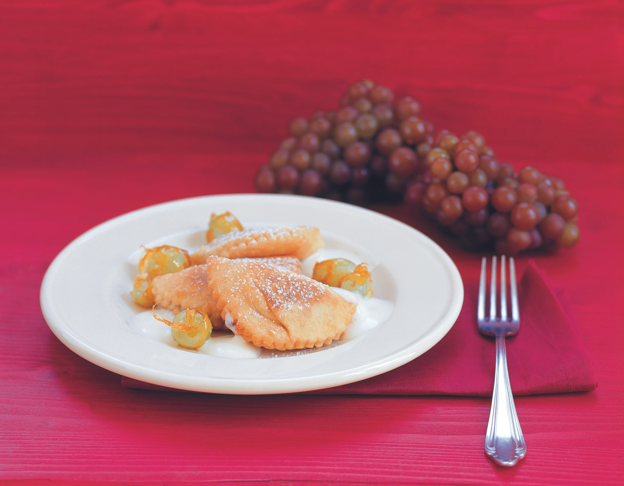 Mürbe Weintraubentascherl