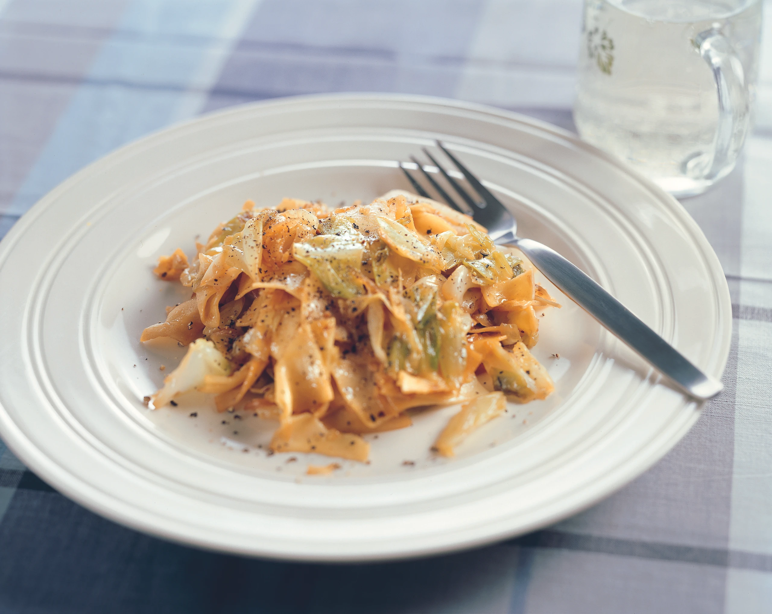 Krautfleckerl aus Lasagneblättern