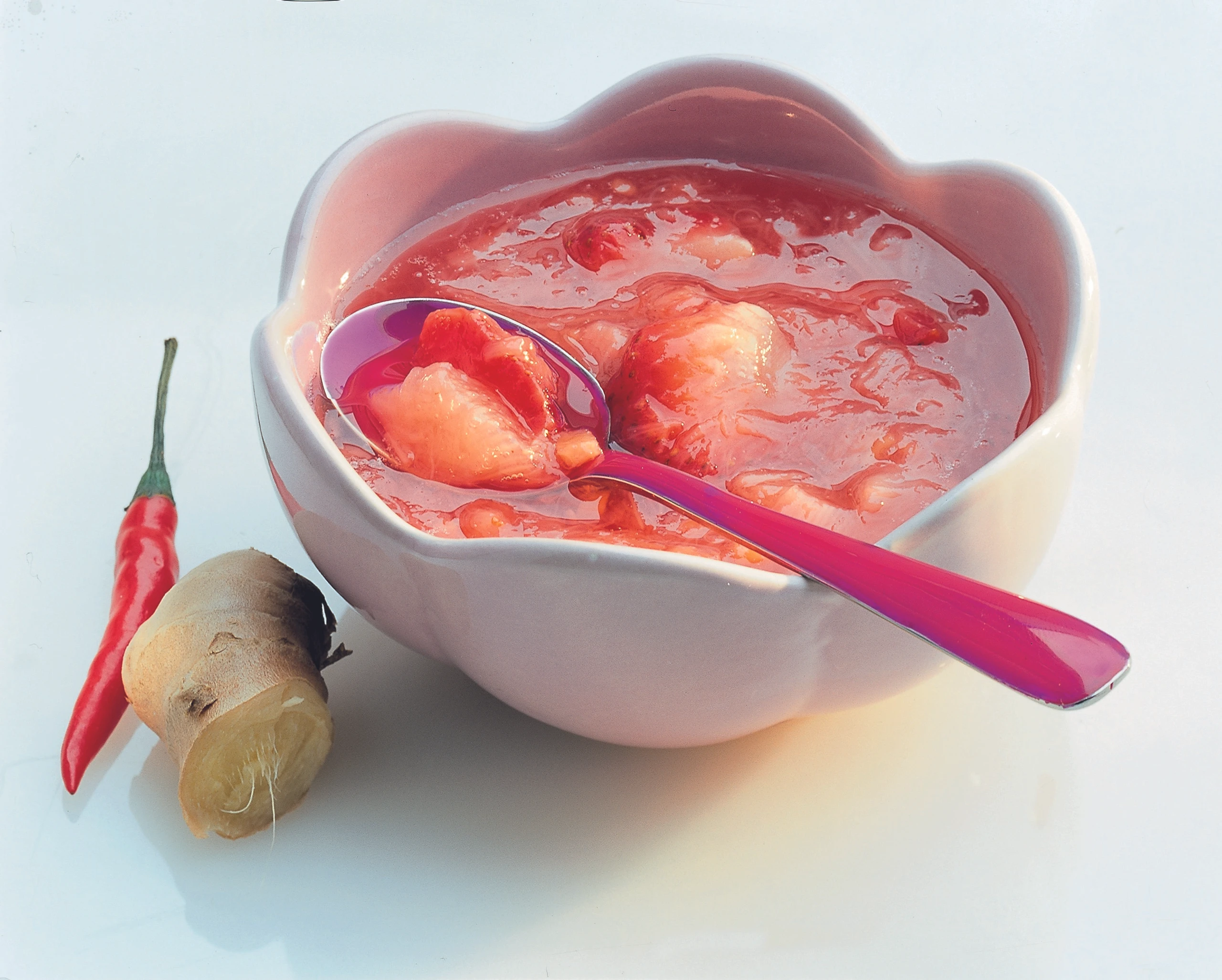 Erdbeer-Rhabarber-Chutney