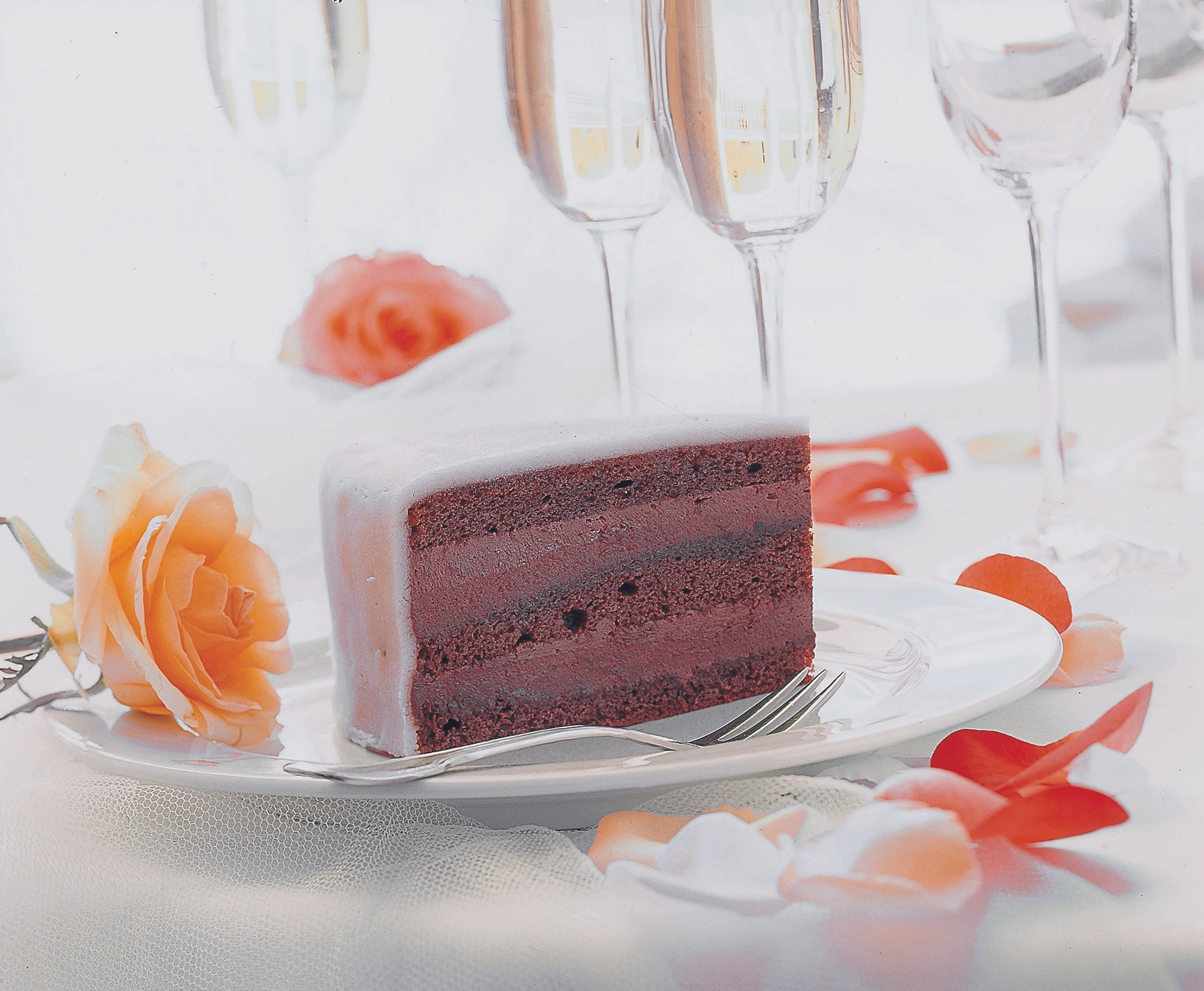 Schokoladentorte mit Marzipanhülle