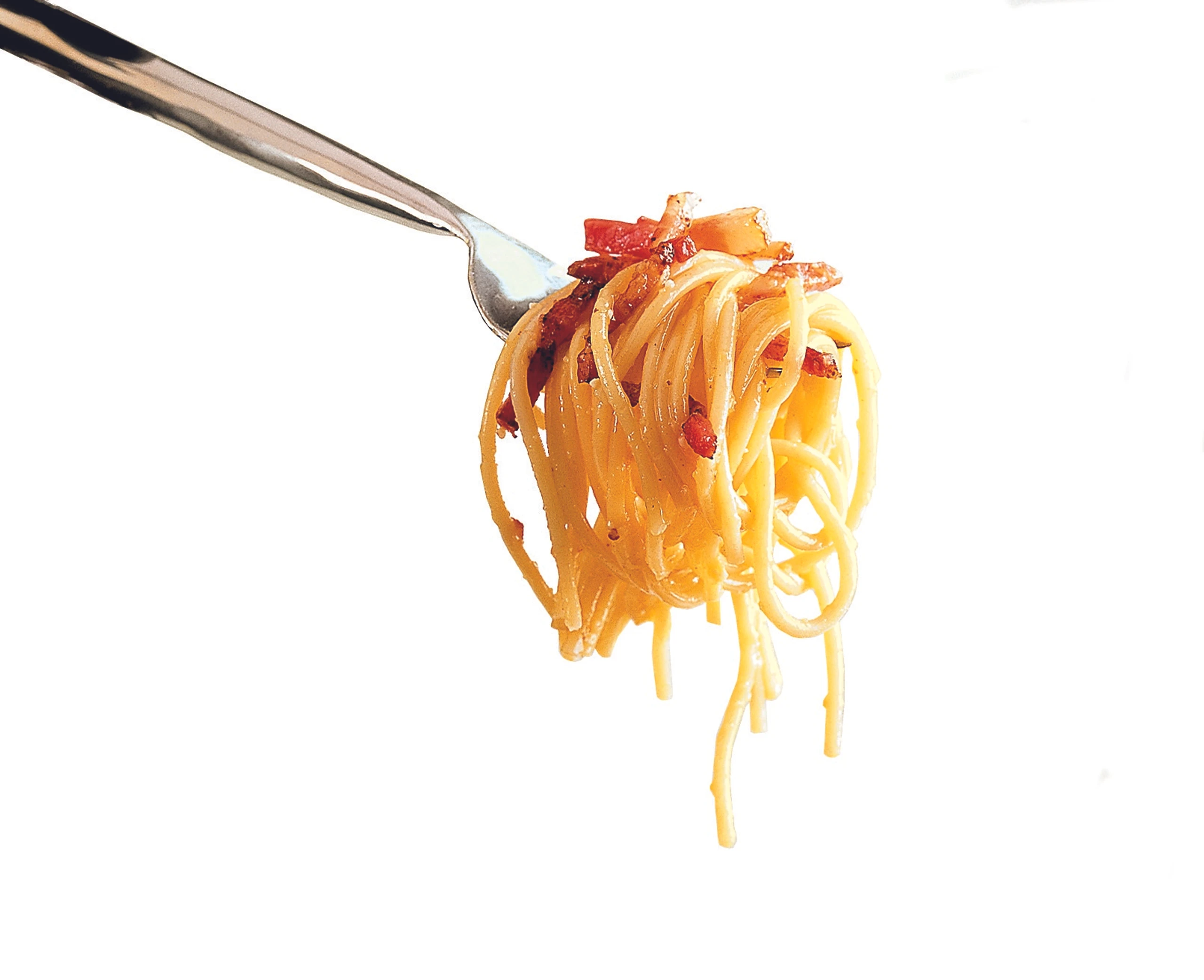 Spaghetti alla carbonara mit Schlagobers