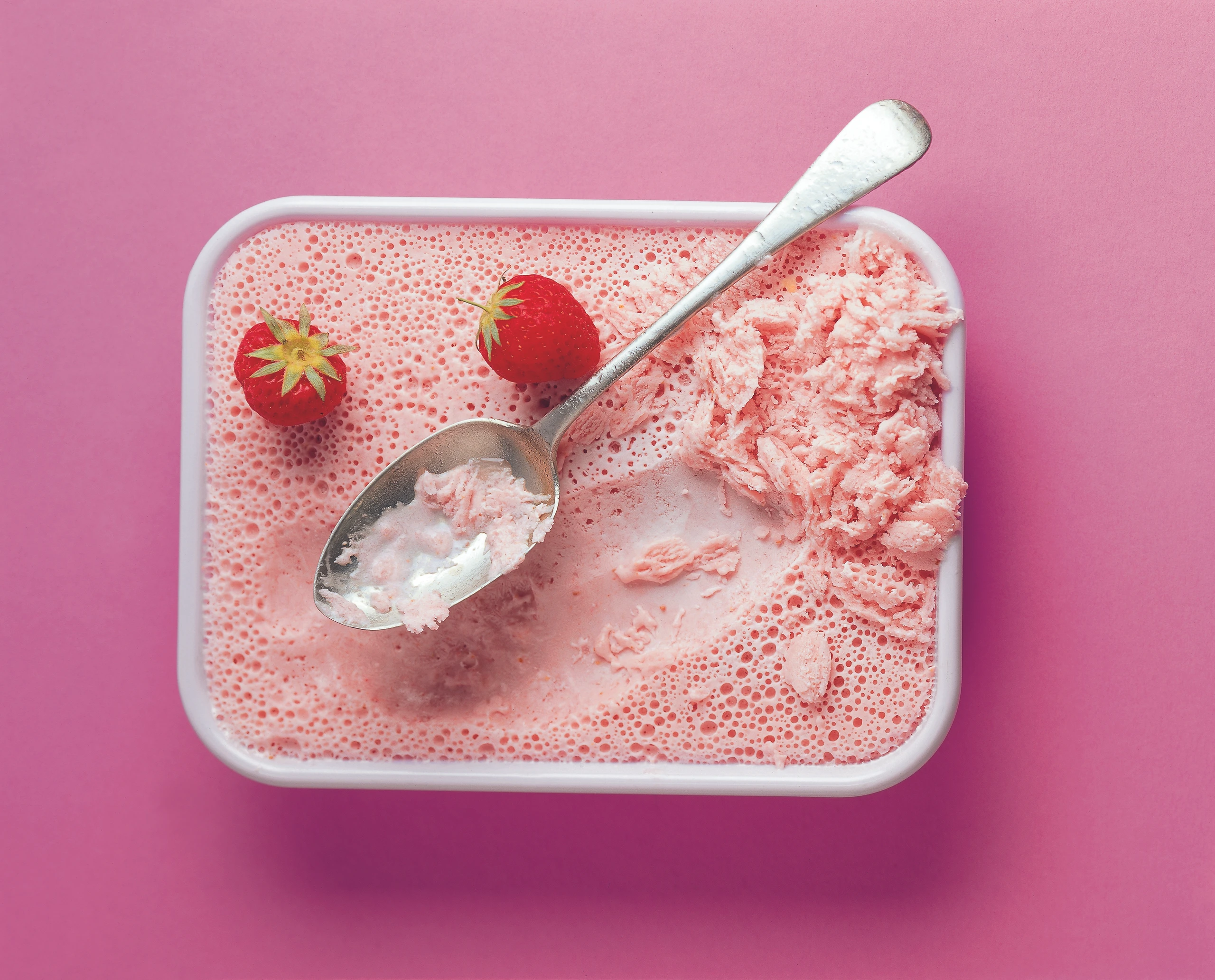 Kokos-Erdbeergranité