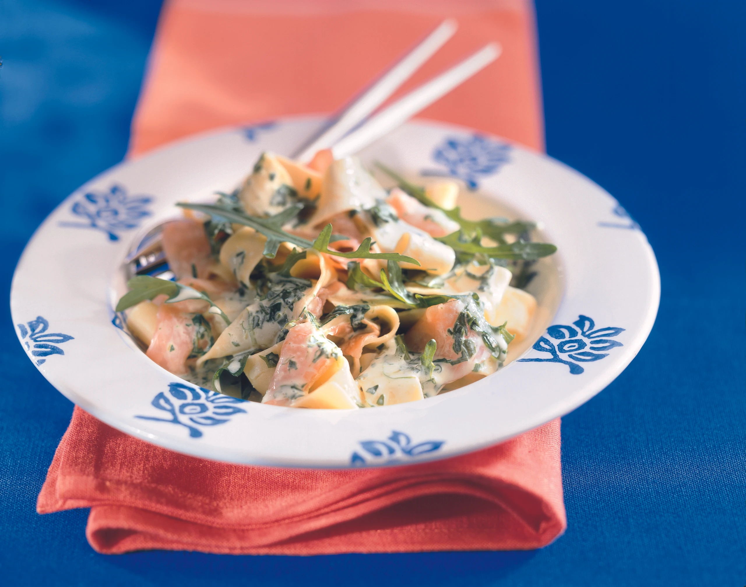 Pappardelle mit Rucola-Lachs-Sauce