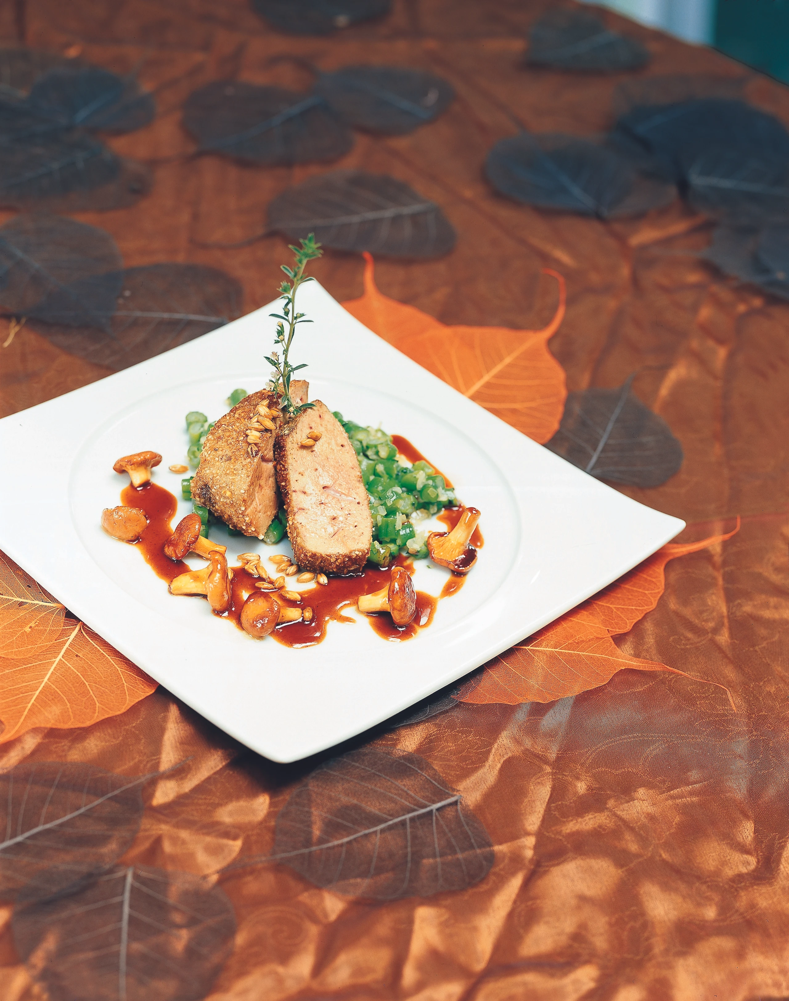 Rehlebersteaks mit Malzsauce