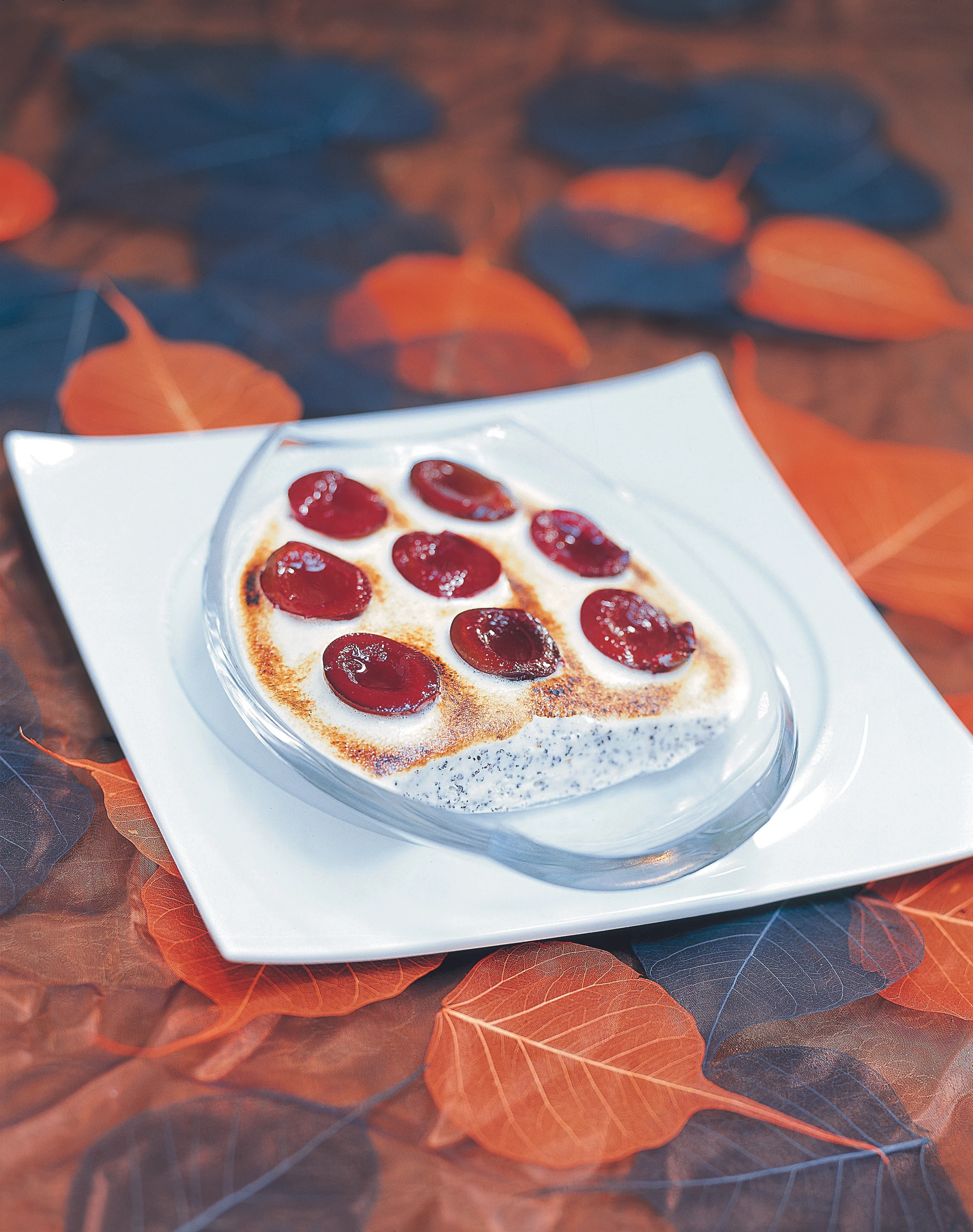 Mohnmus mit Slibowitz-Zwetschken