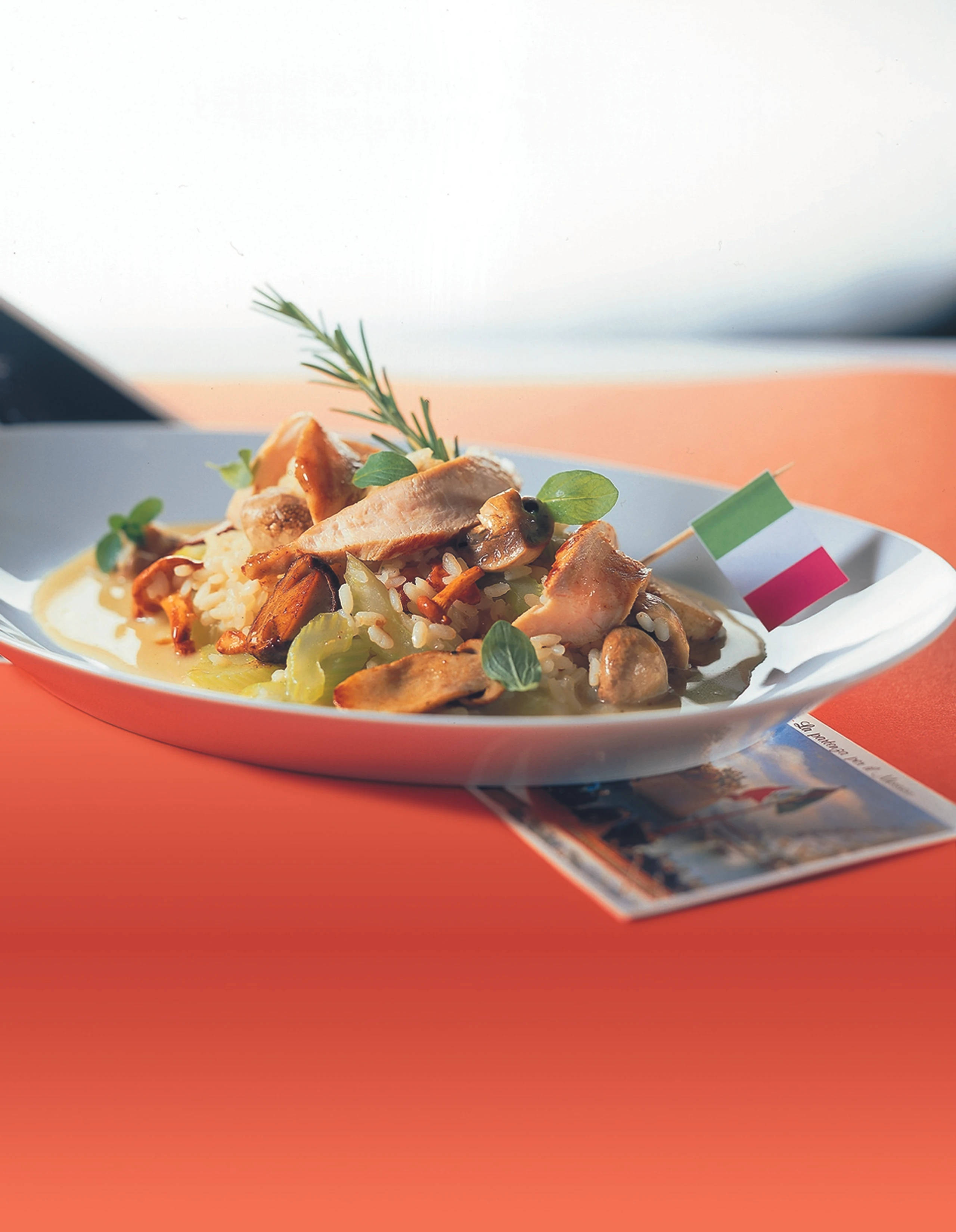 Pilz-Risotto mit Kaninchenfilet