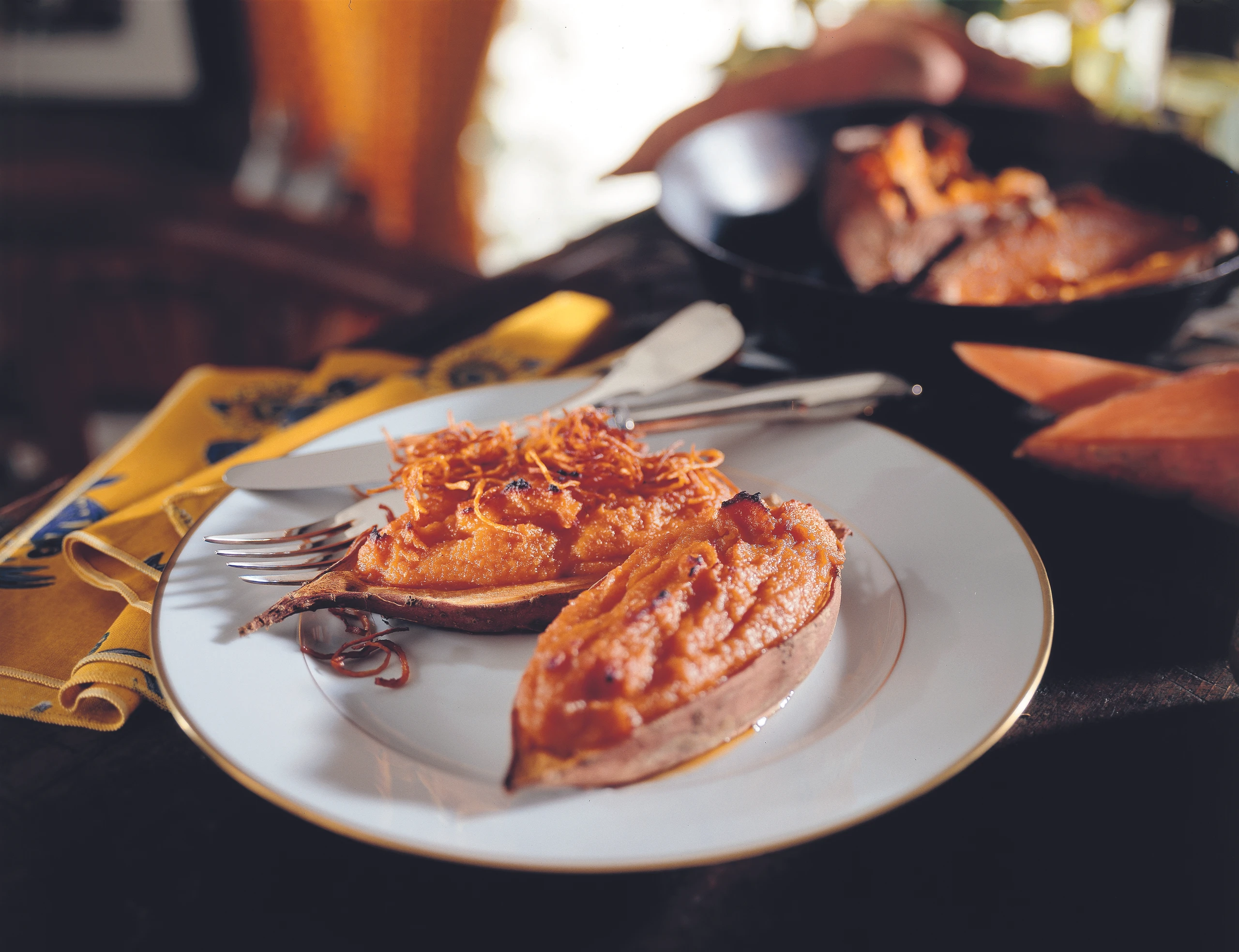 Gefüllte Süßkartoffeln