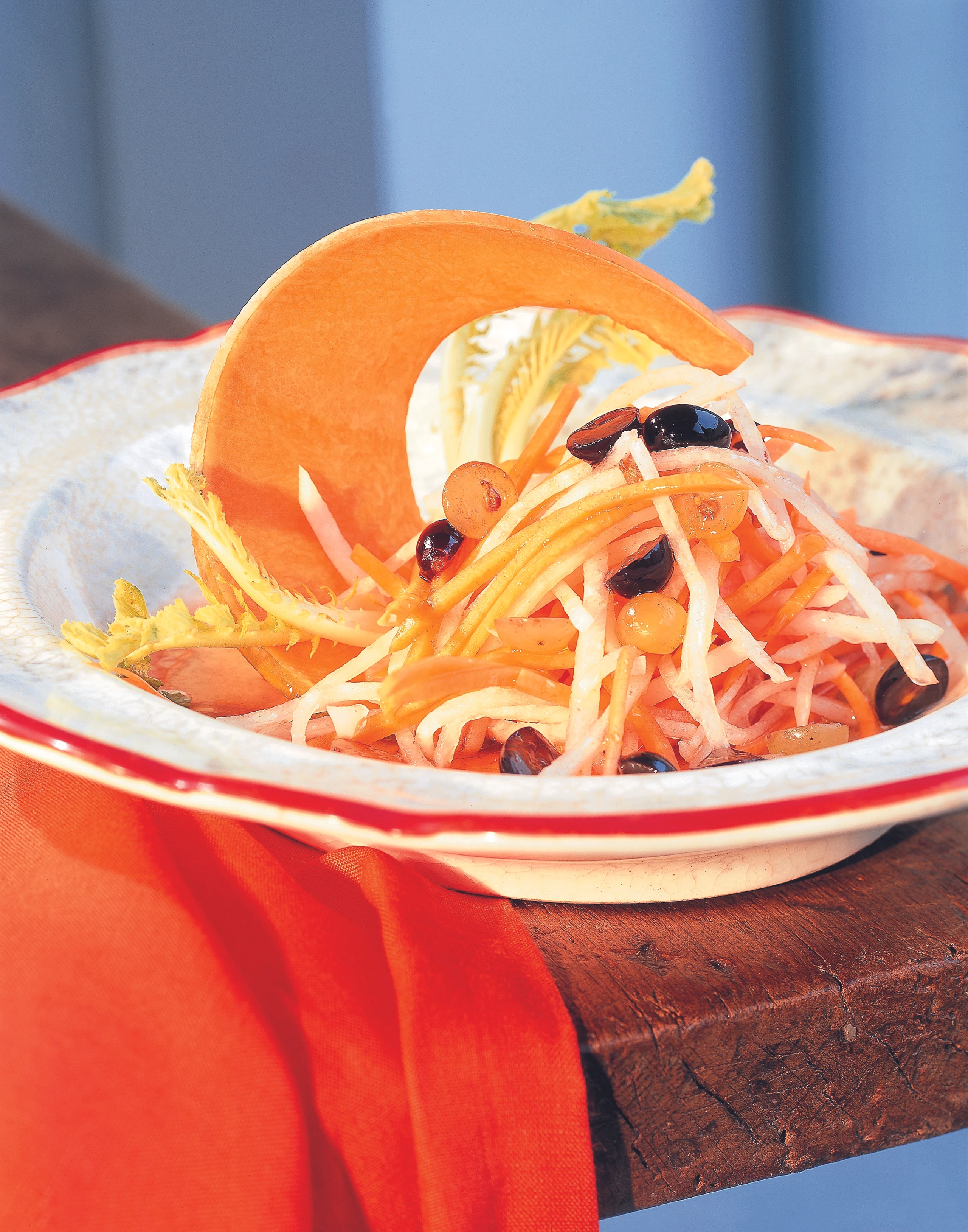 Salat aus Rüben und Kürbis