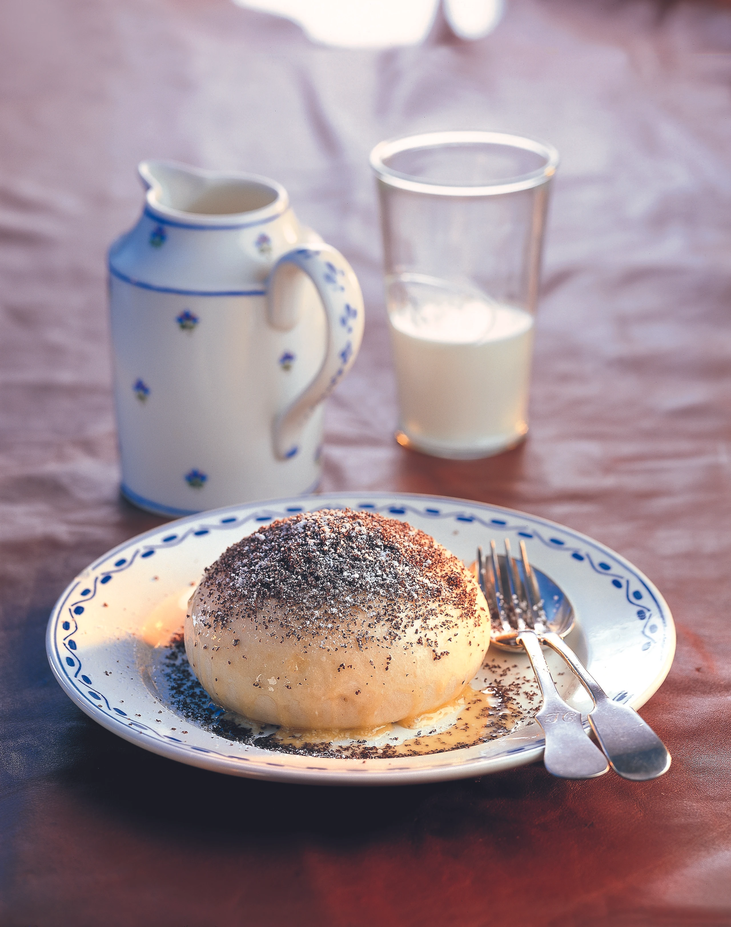 Germknödel mit Mohn