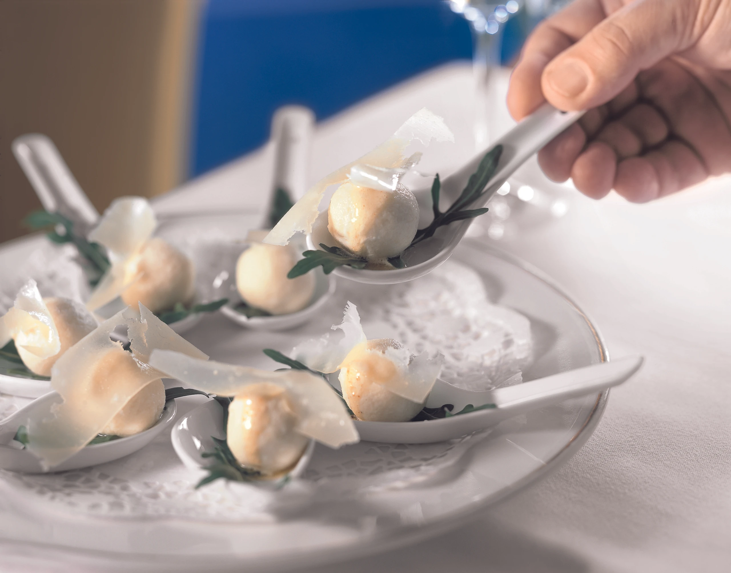 Pikante Topfenknöderl