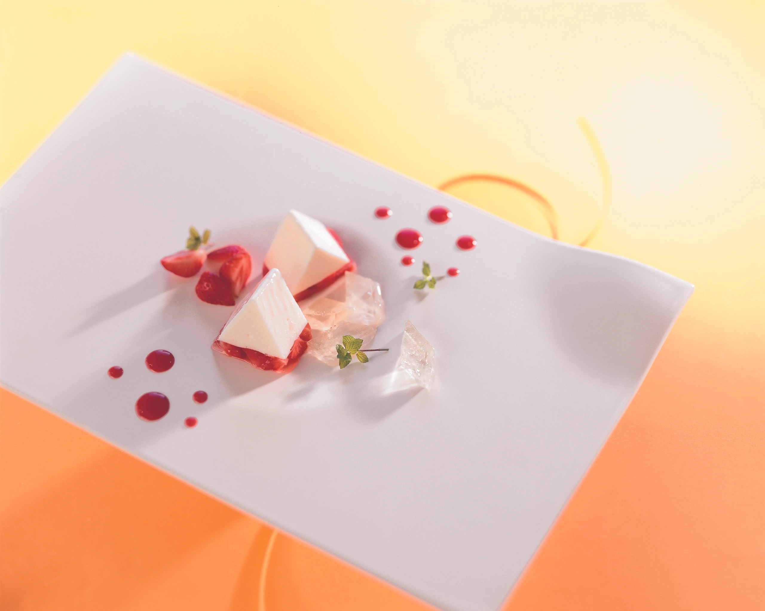 Holunder-Erdbeer-Terrine