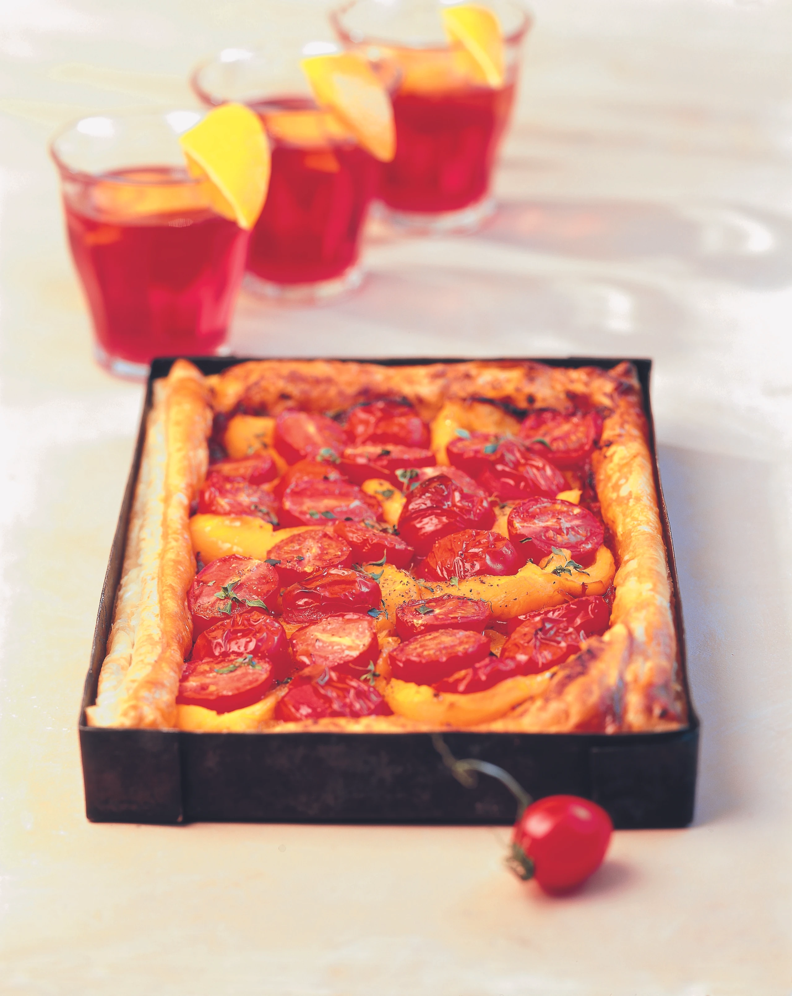 Paprika-Tomaten-Tarte