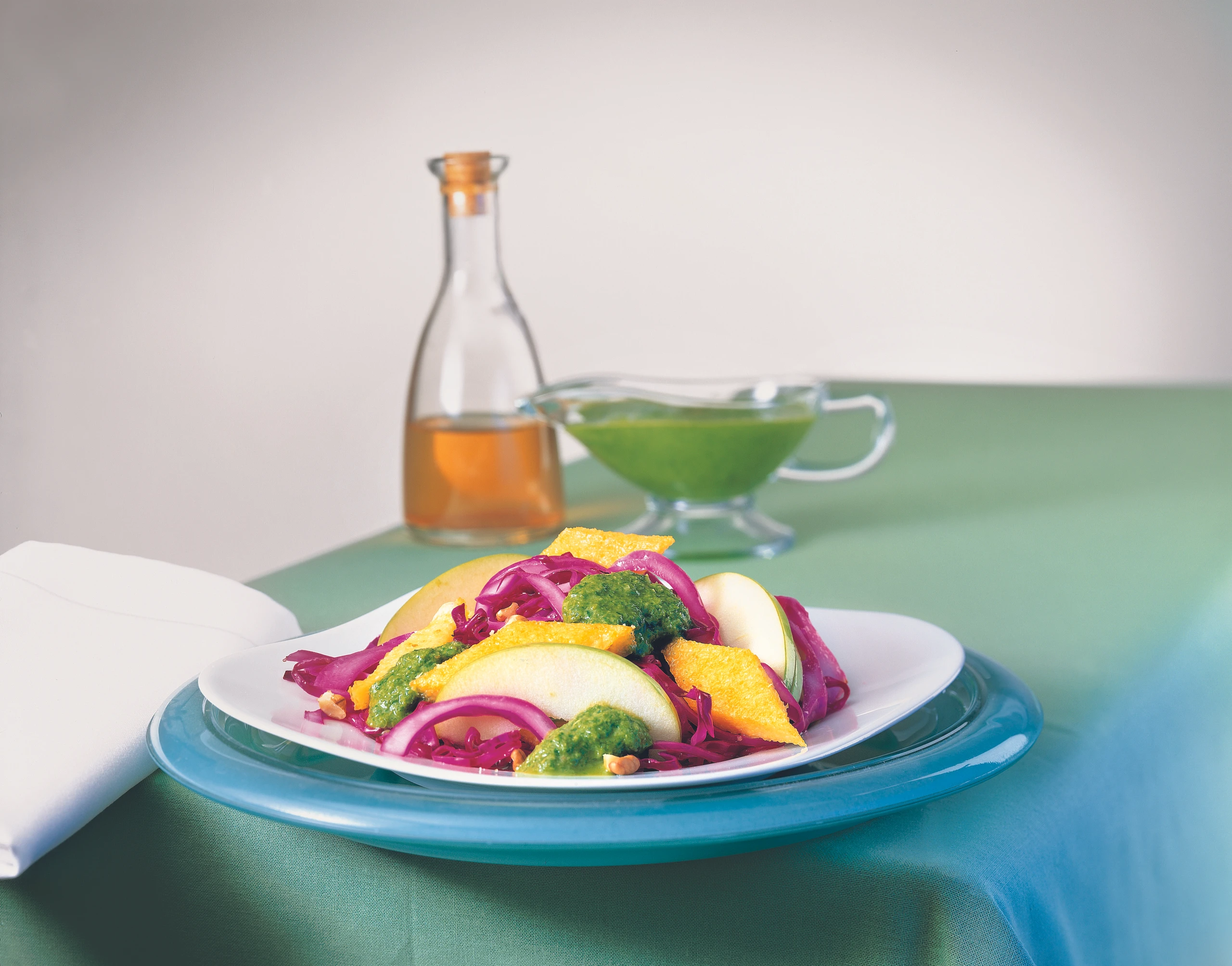 Rotkrautsalat mit Polenta