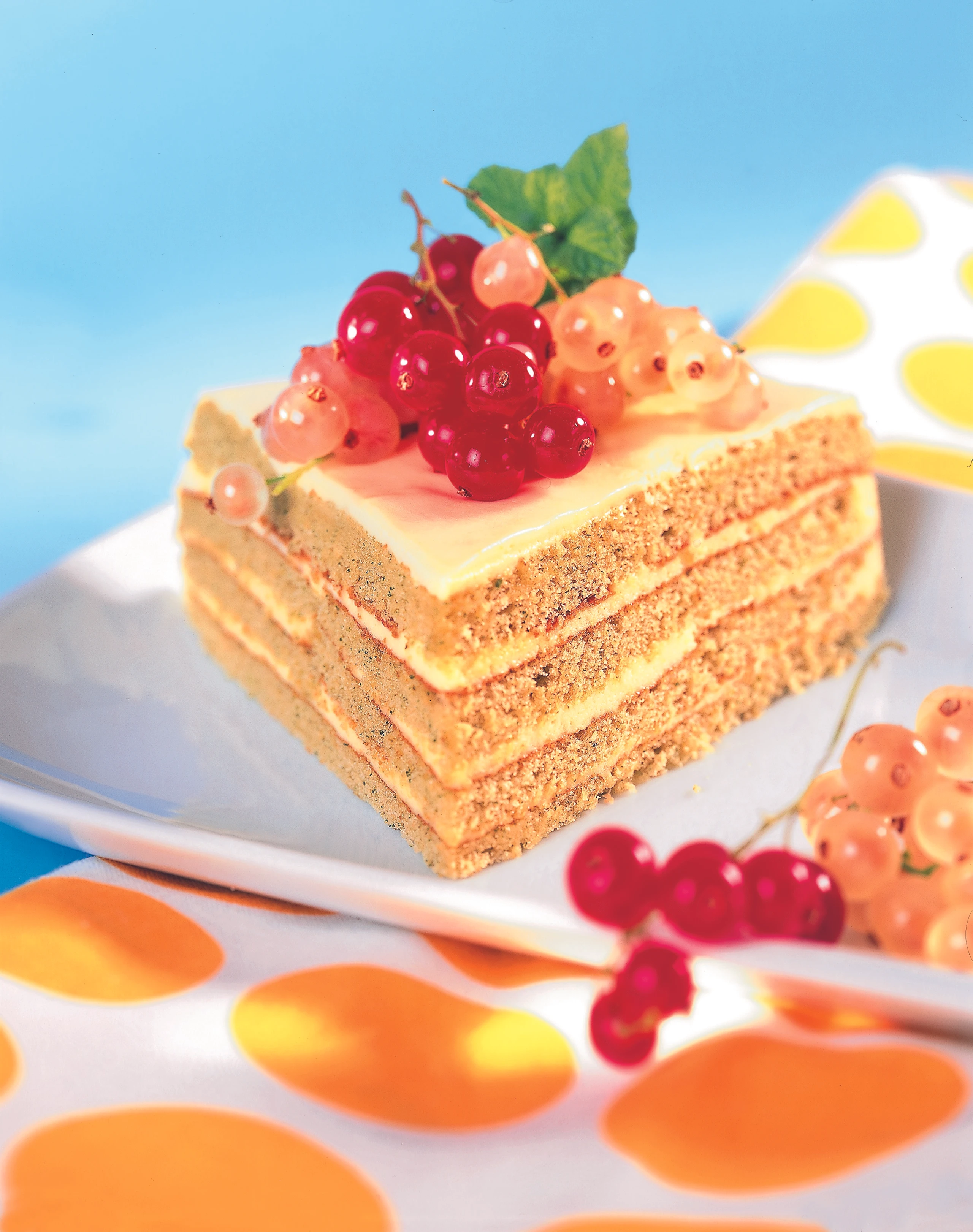 Weiße Schoko-Minze-Torte