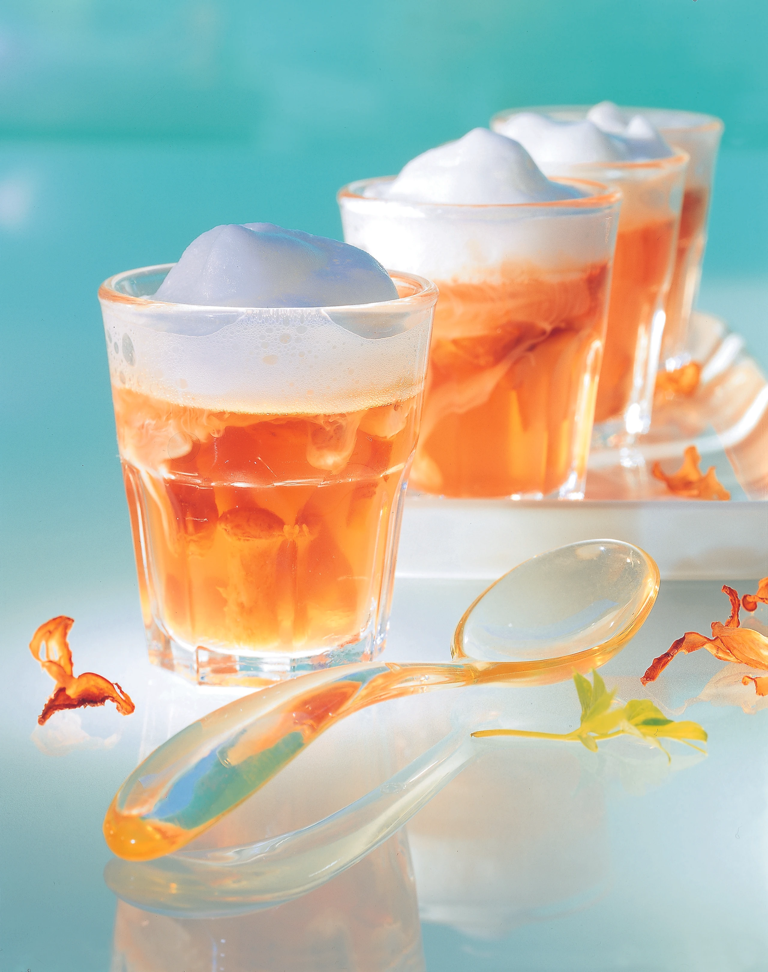 Cappuccino mit Eierschwammerln