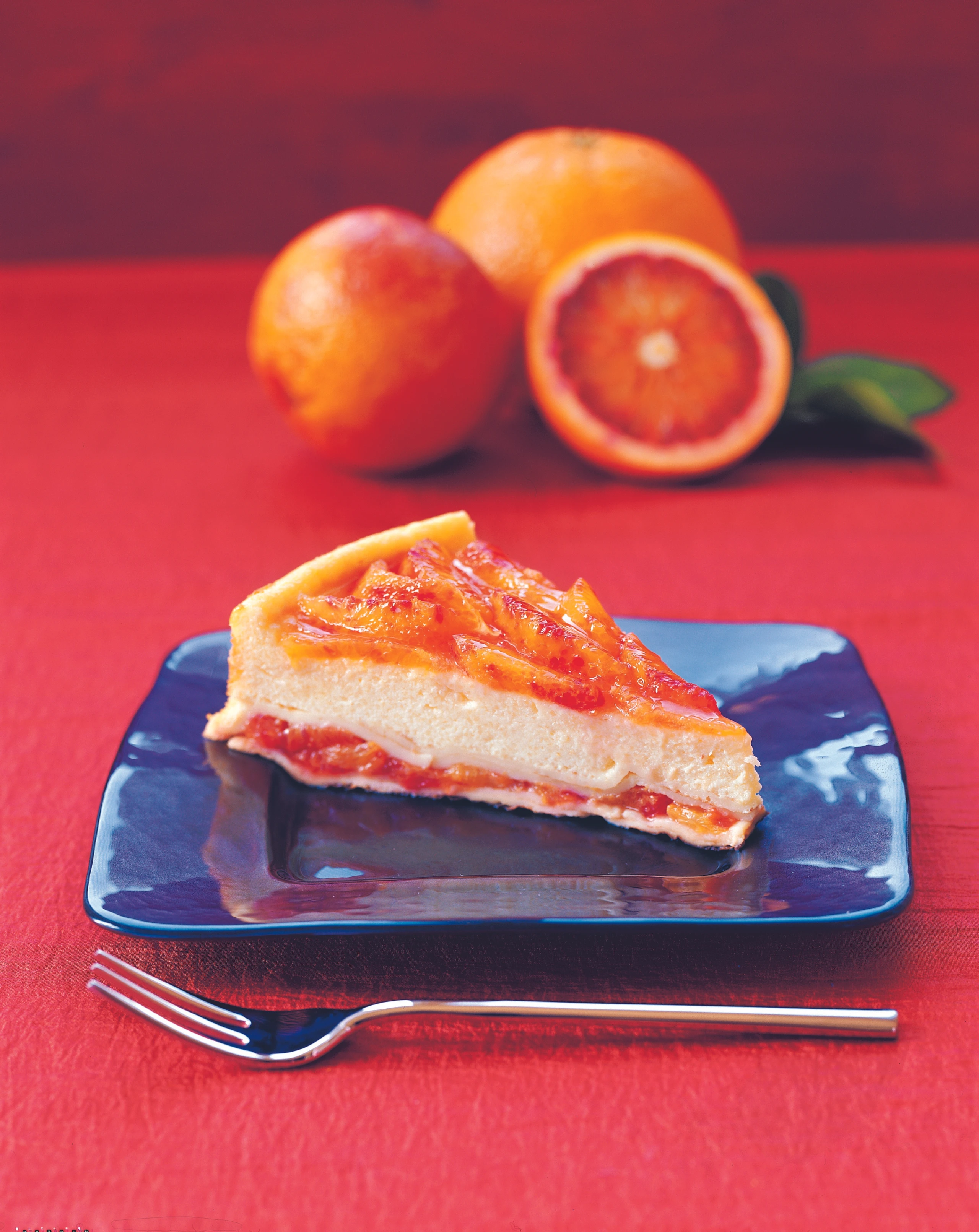 Blutorangen-Topfen-Torte