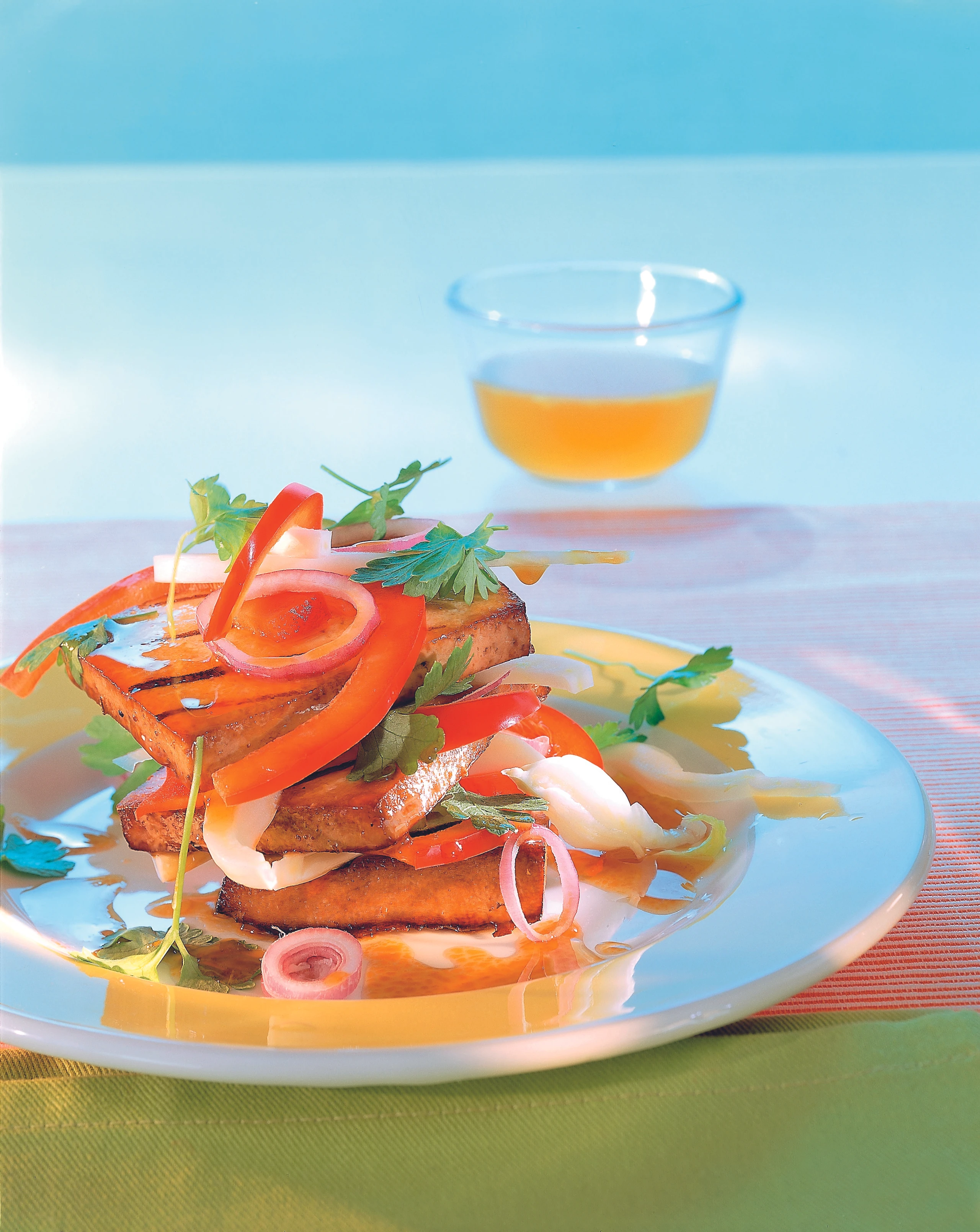 Vitamin-C-Salat mit Räuchertofu