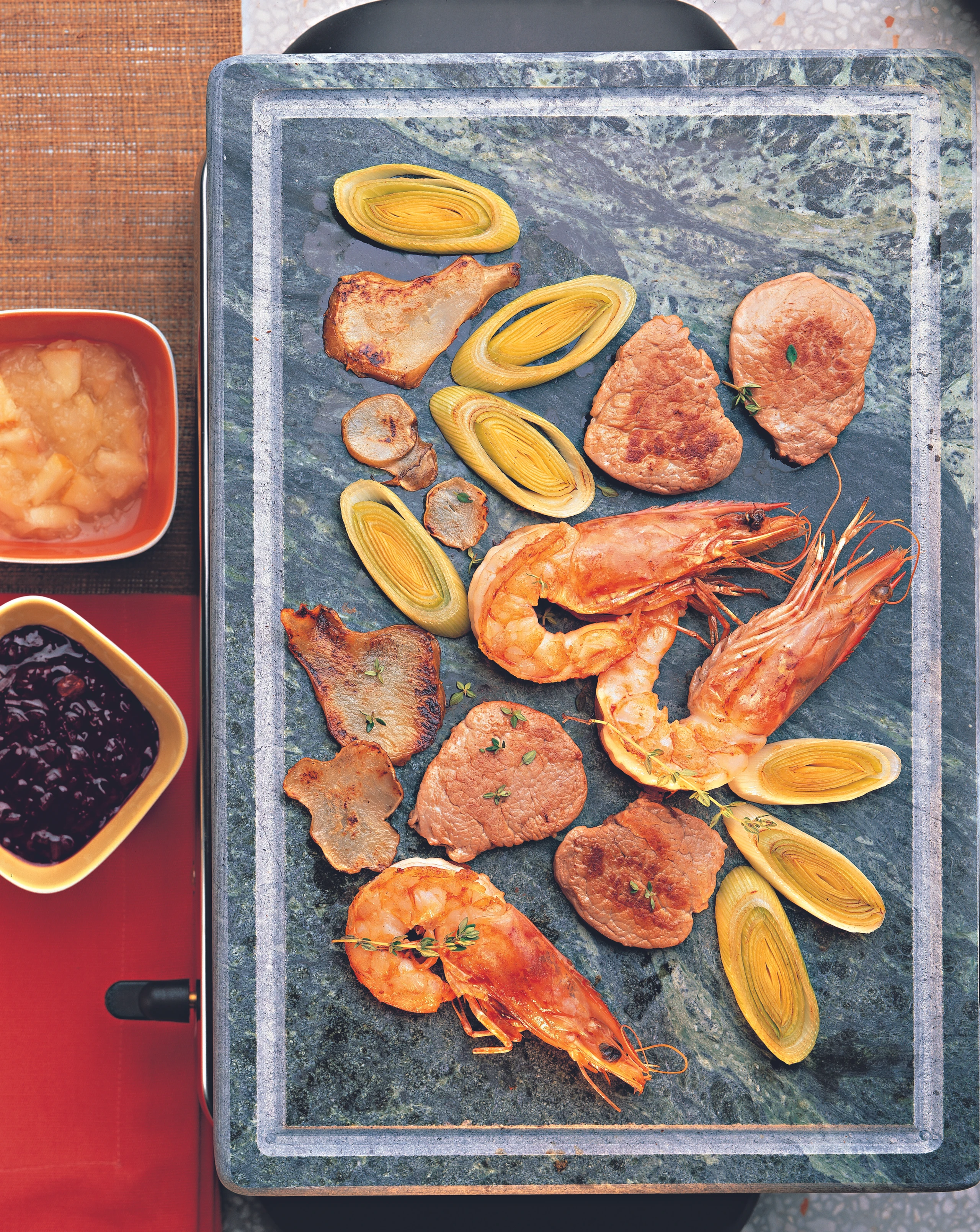 Heißer Stein oder Teppanyaki, Grillen