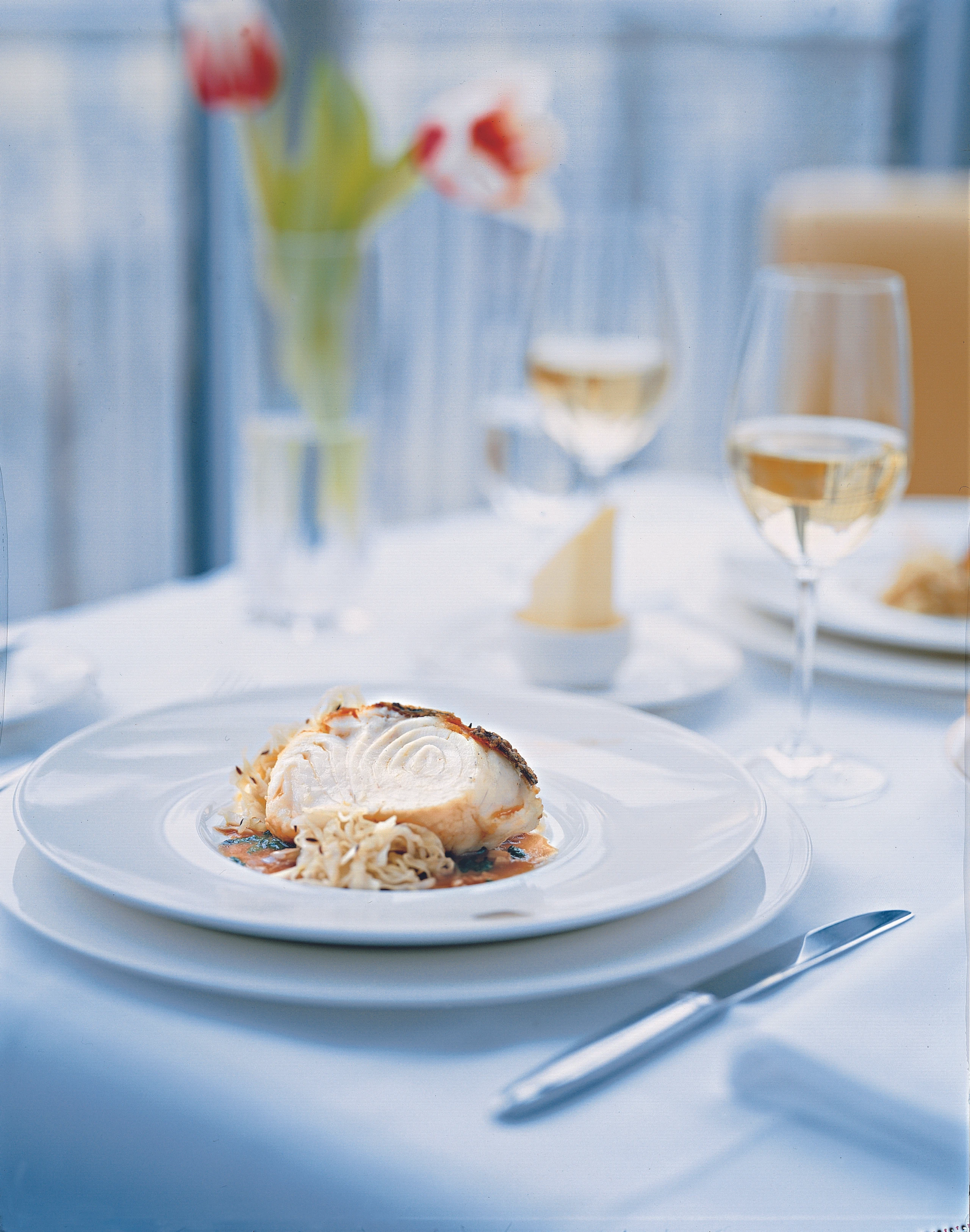 Wallerkümmelbraten mit Krautsalat