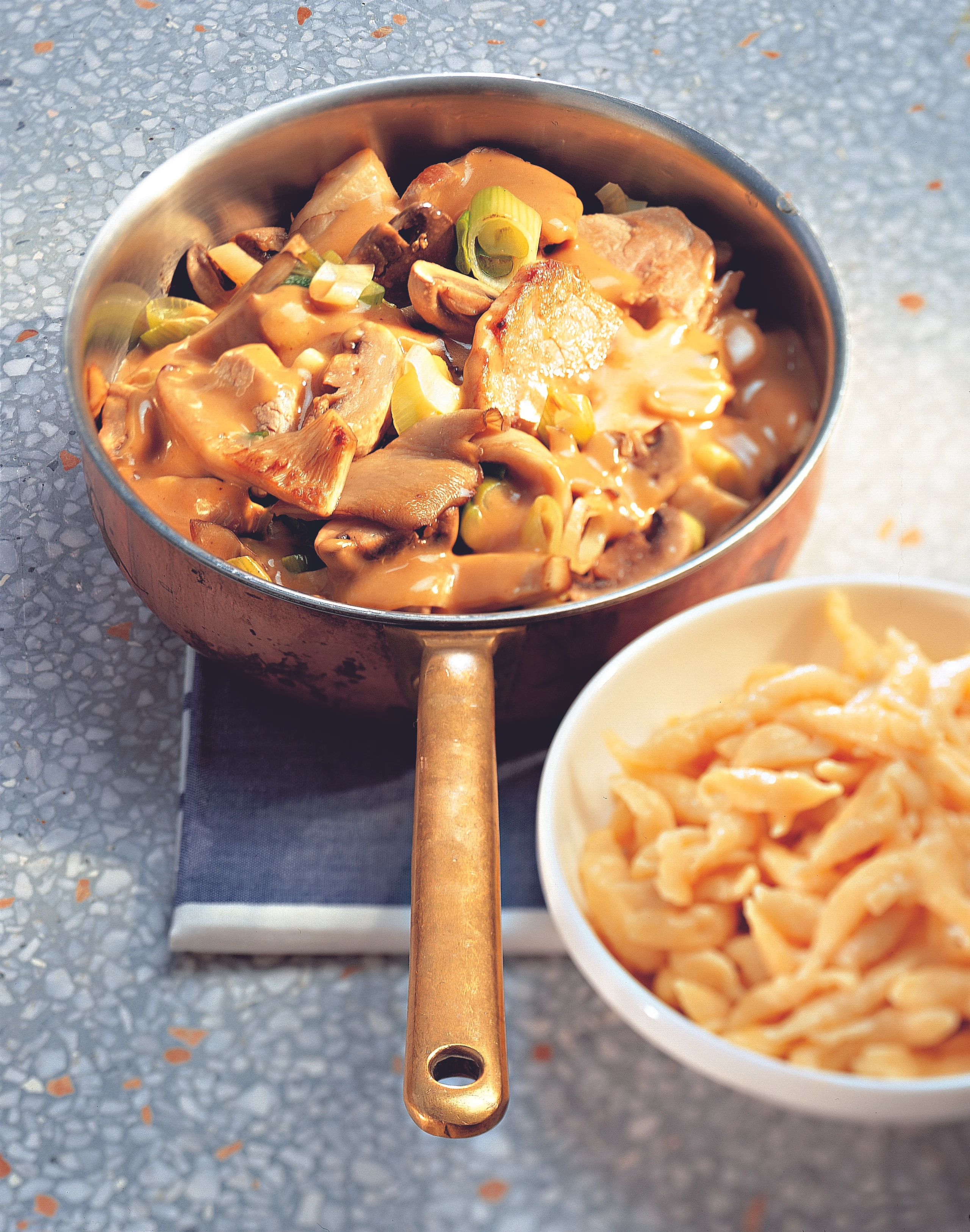 Filetspitzen mit Cognacsauce