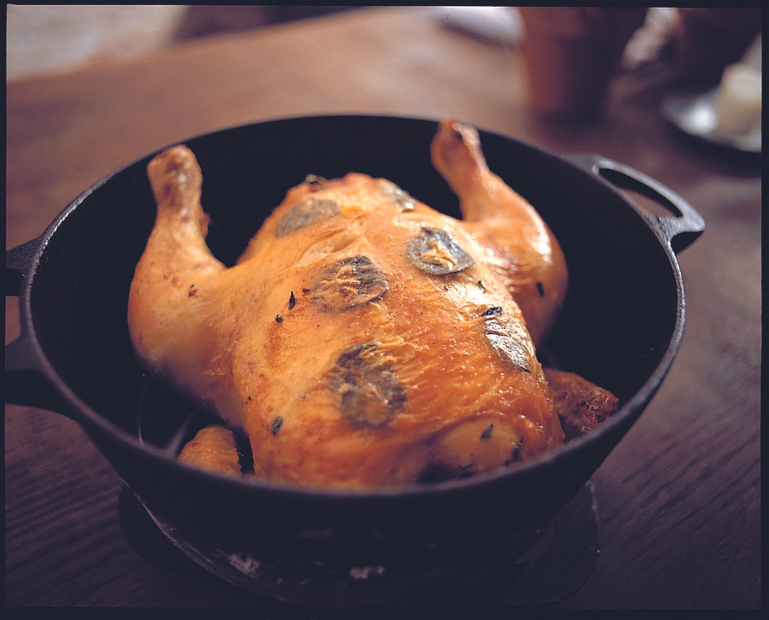 Kapaun mit Kalbfülle und Trüffel