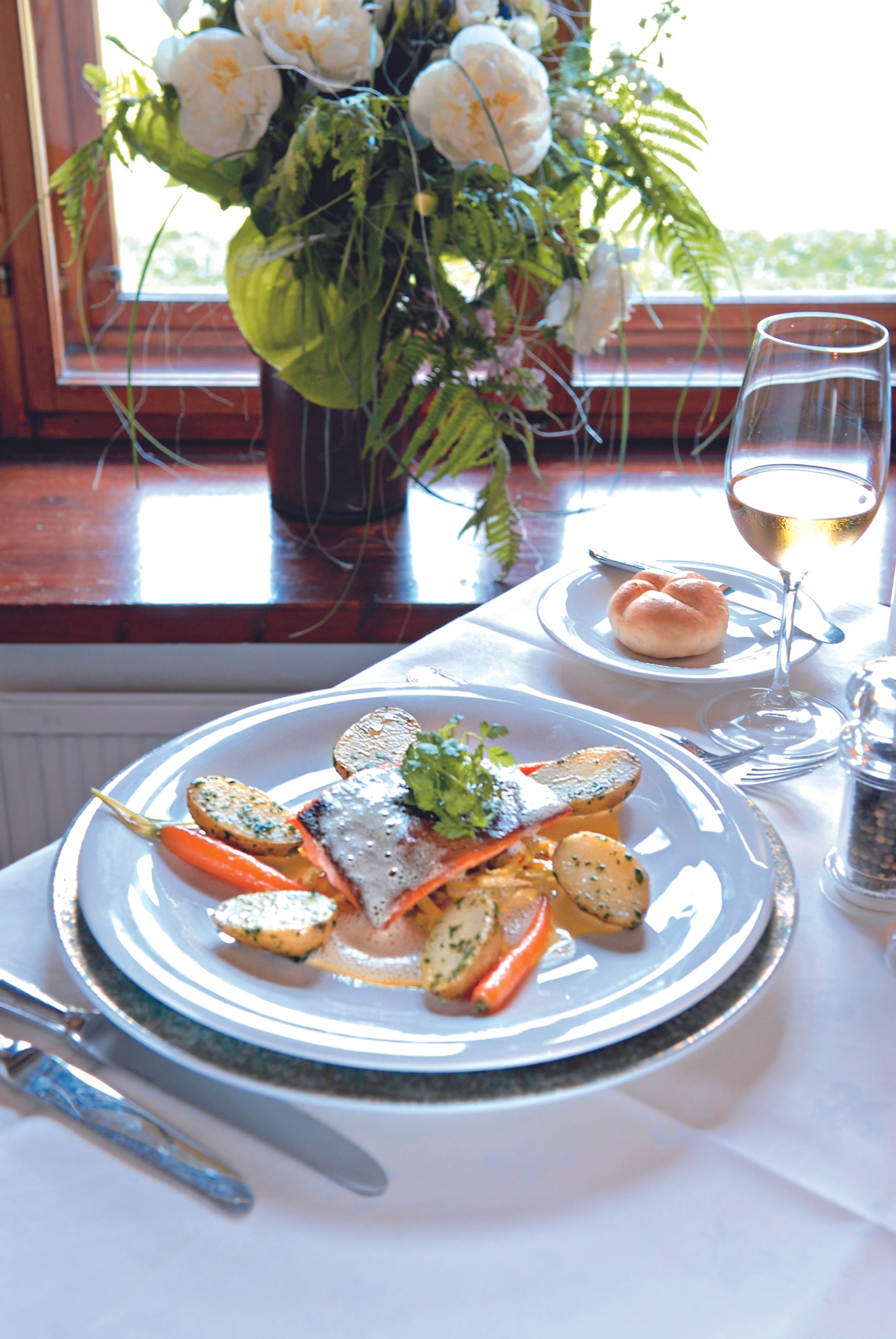 Lachsforelle auf Safran-Fenchel