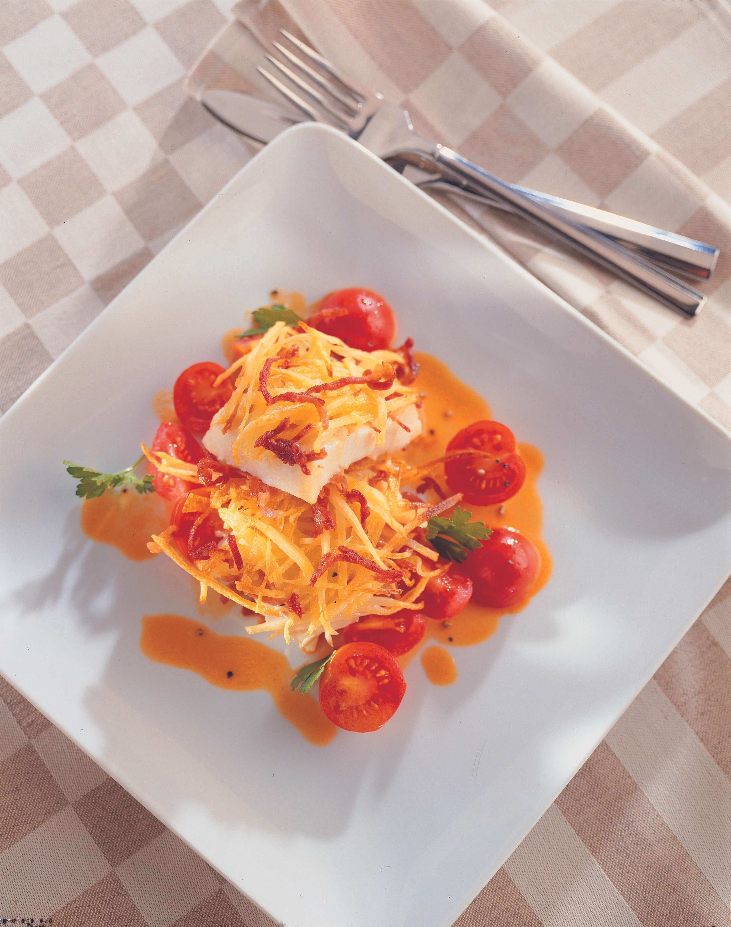 Polar-Dorsch in Erdäpfelkruste