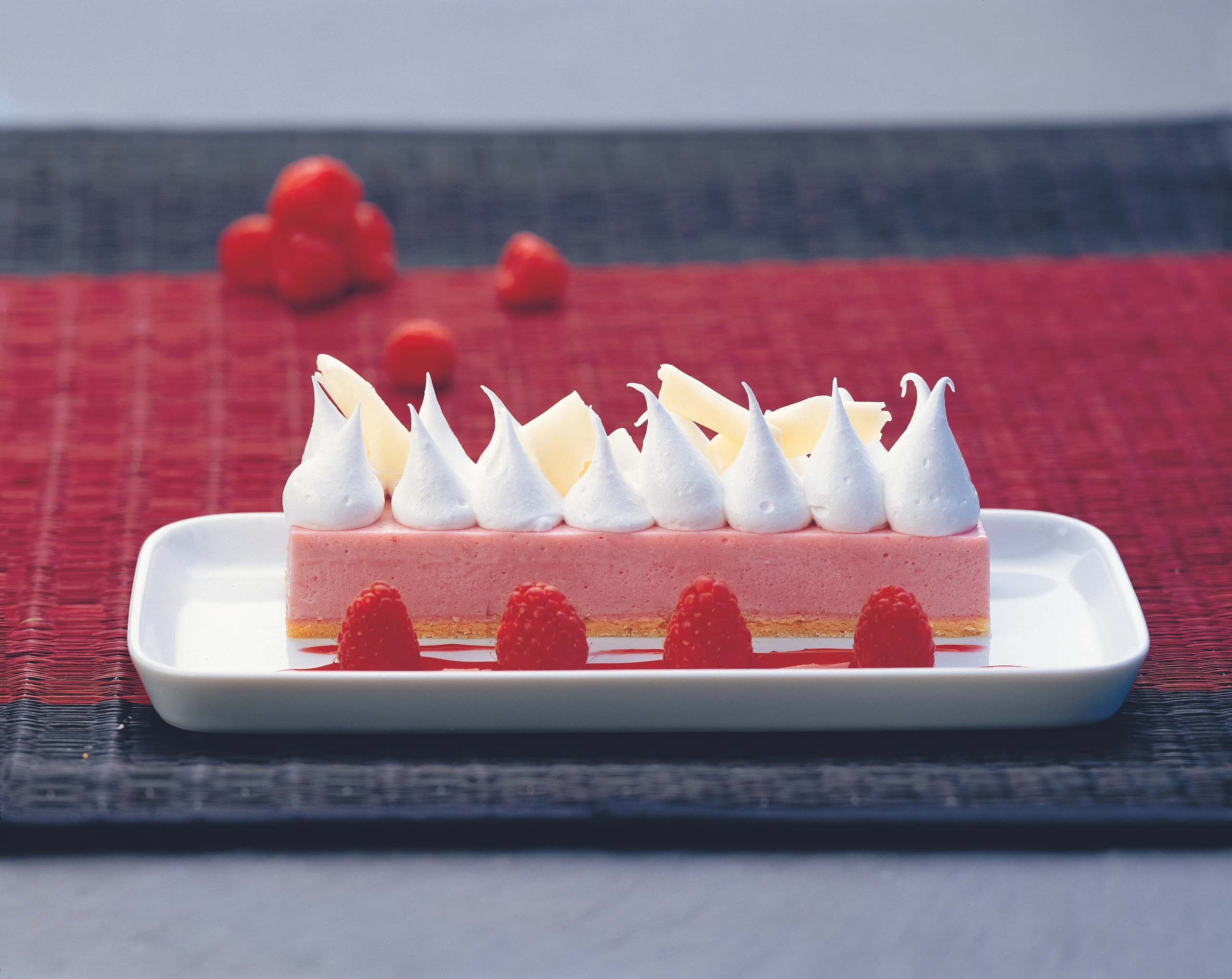 Zipfelmützen-Himbeerschnitte