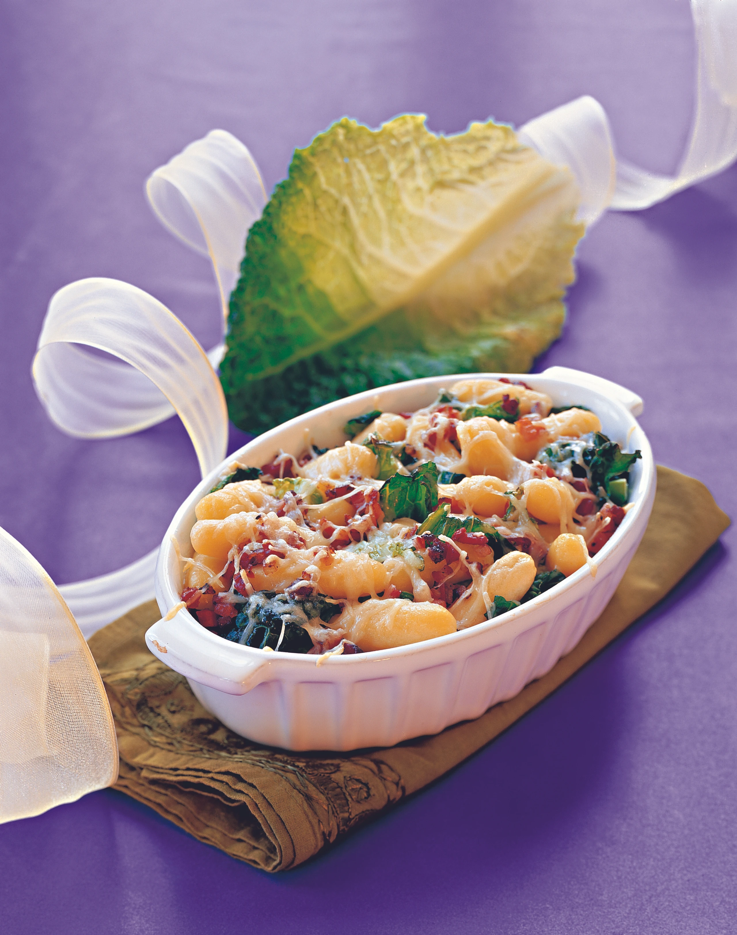 Überbackene Kohl-Schupfnudeln