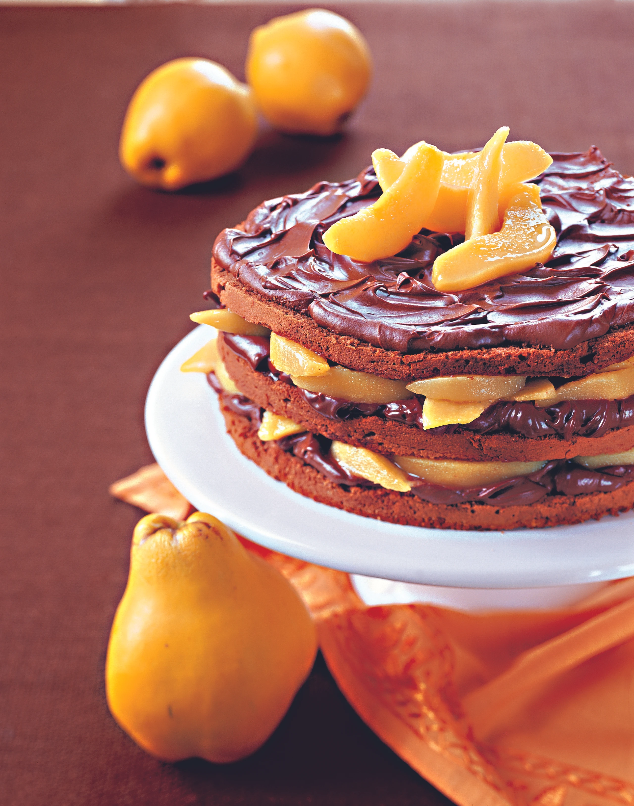Quitten-Schoko-Torte