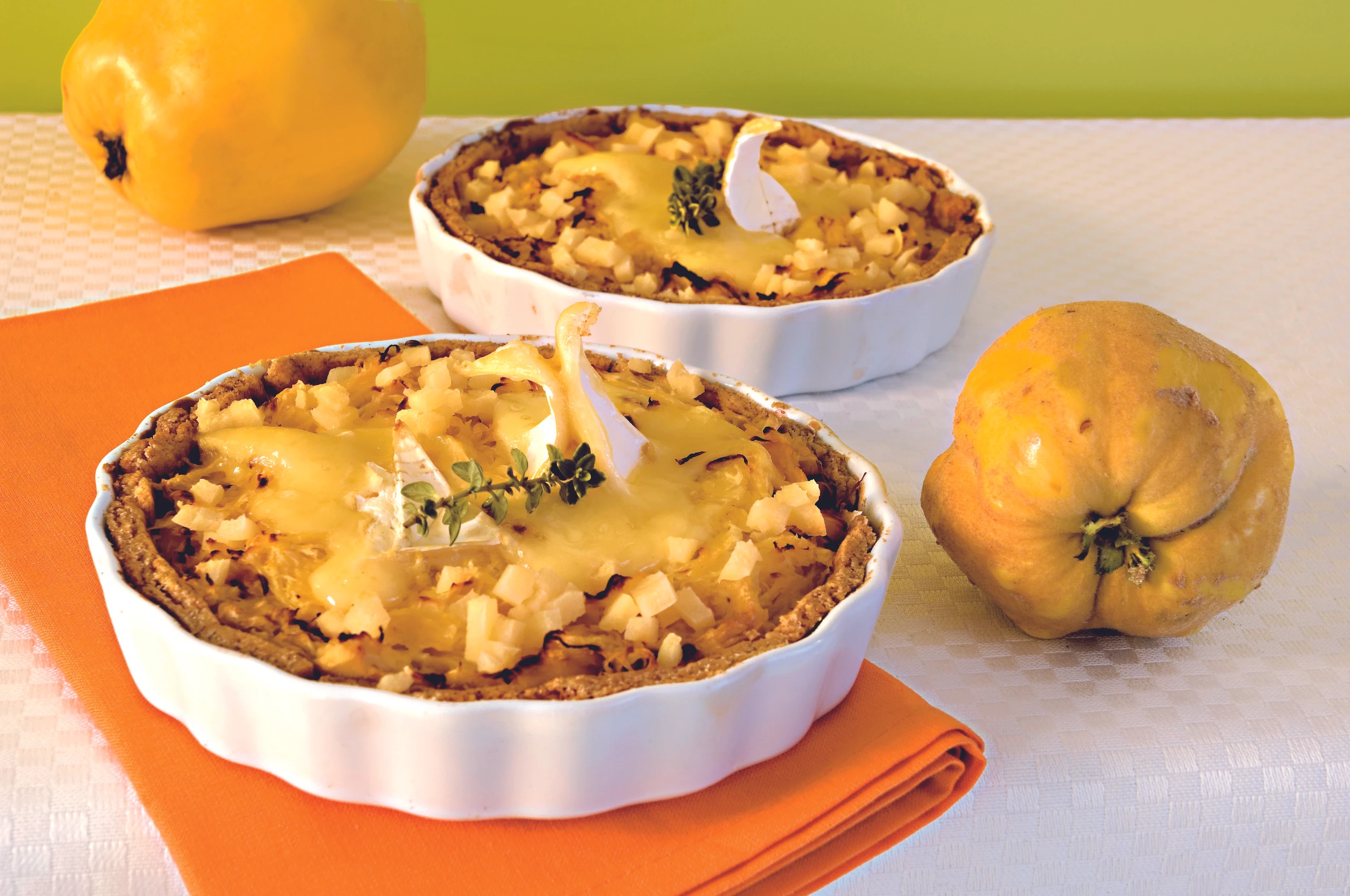 Quitten-Kraut-Tartelettes