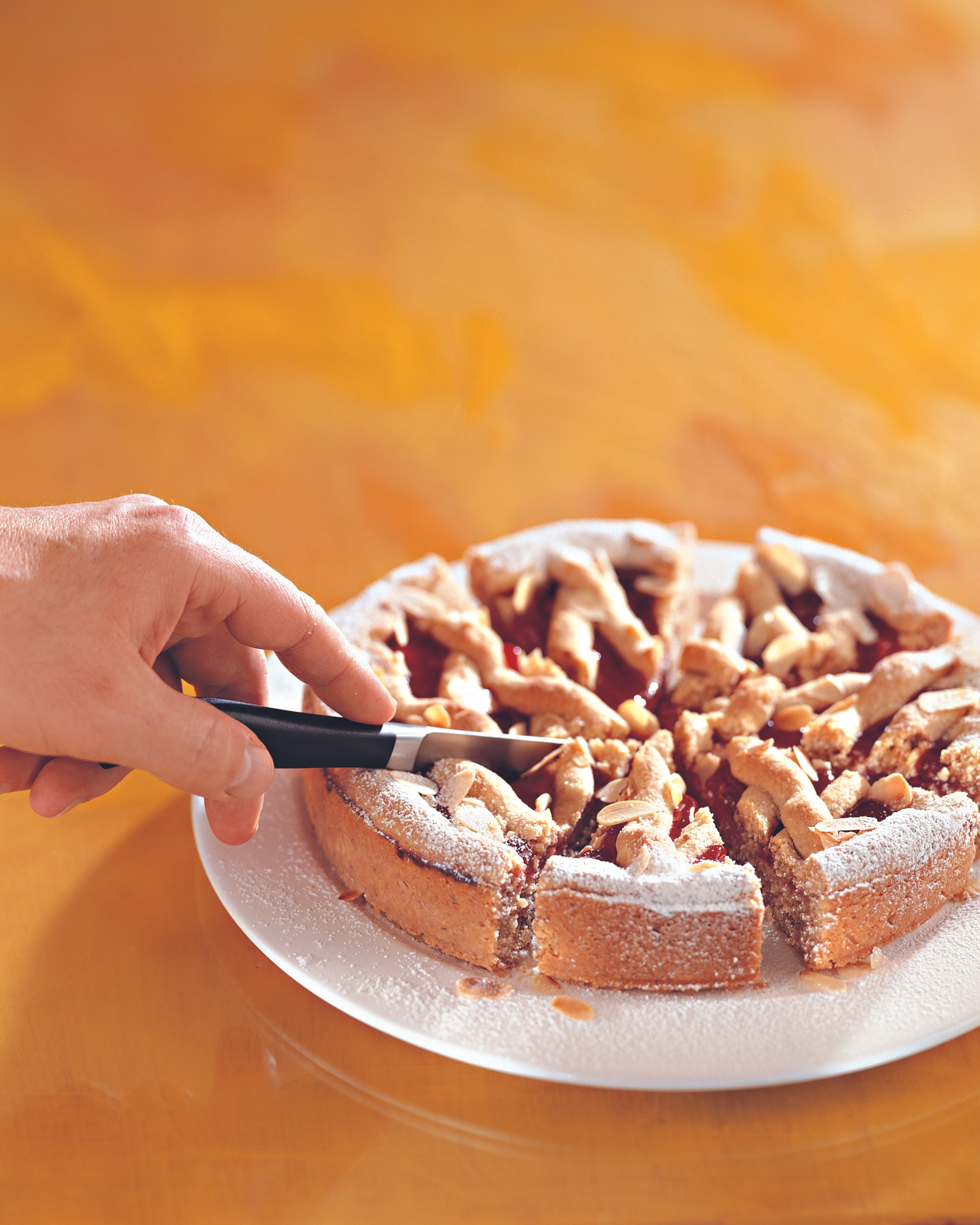 Linzertorte aus Linzerteig