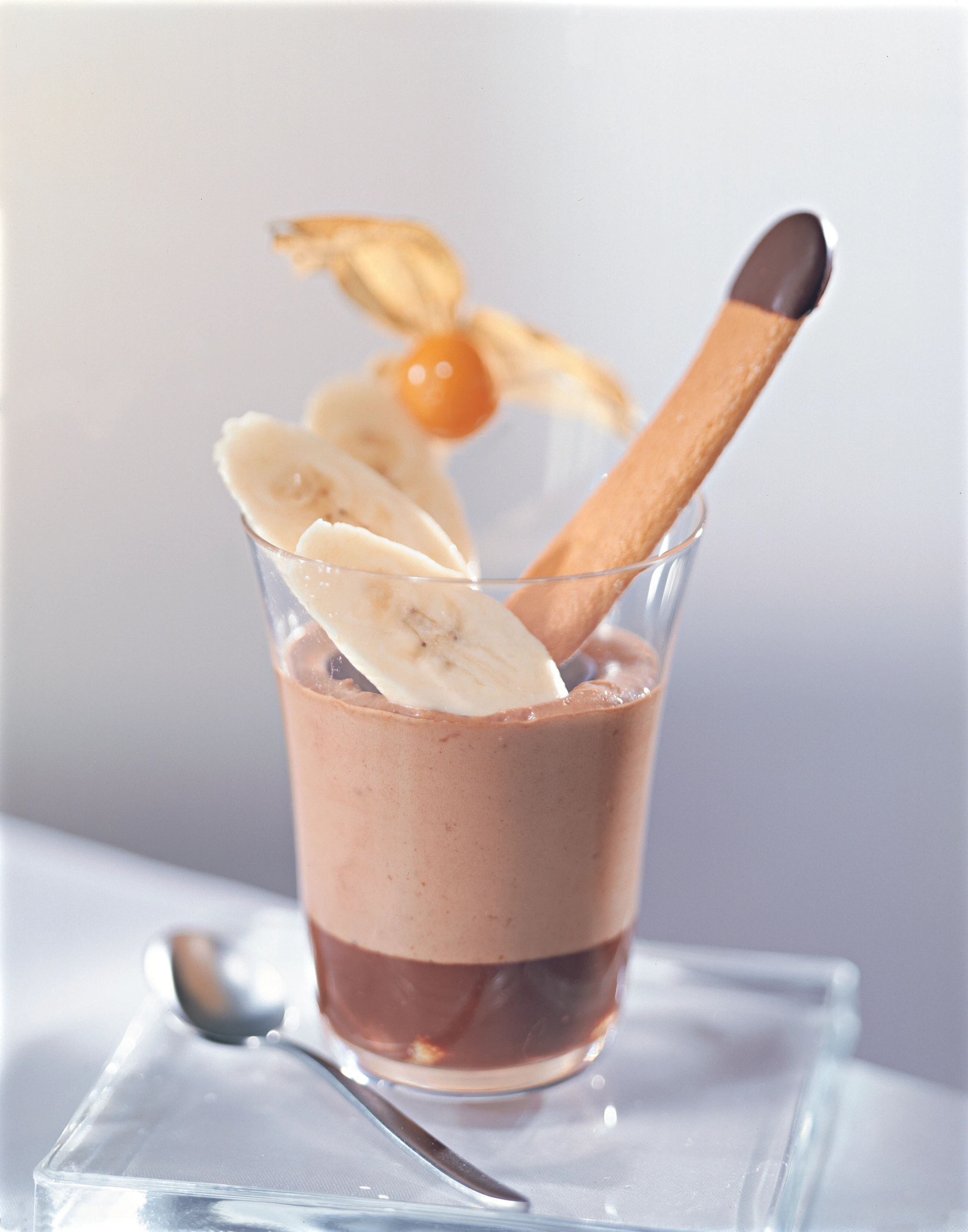 Nougatmousse mit Schoko und Banane