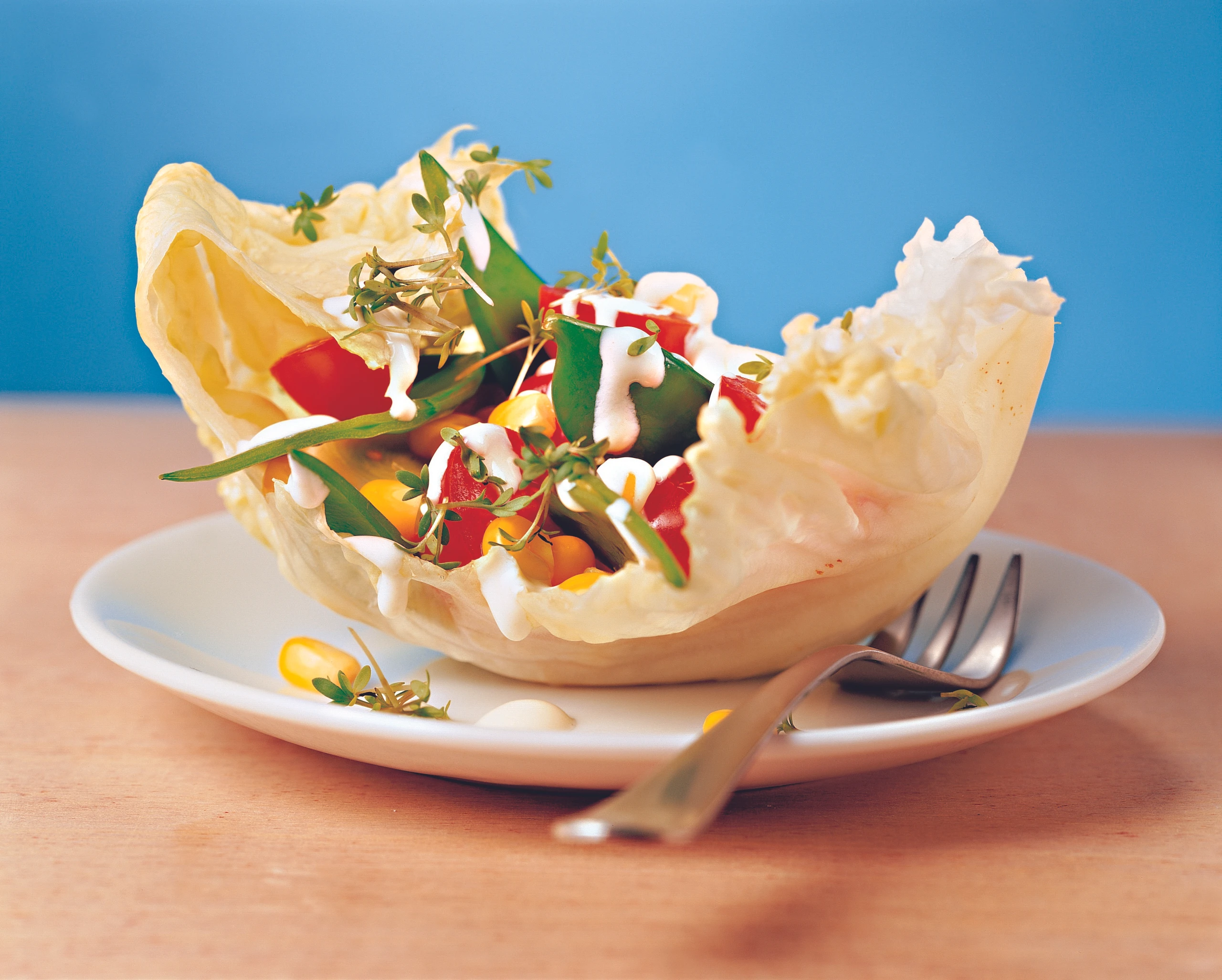 Mais-Erbsenschotensalat