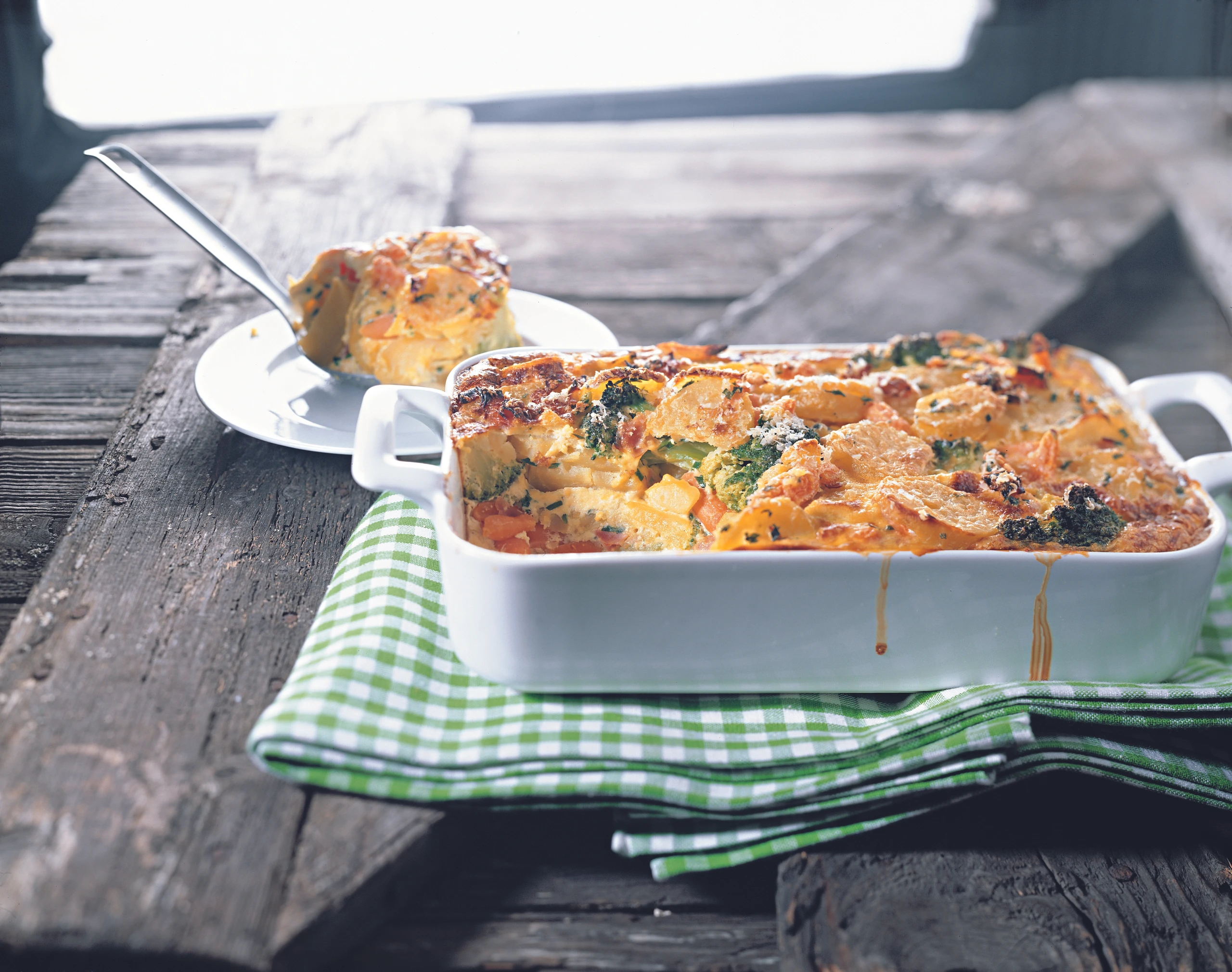 Erdäpfel-Gemüse-Auflauf