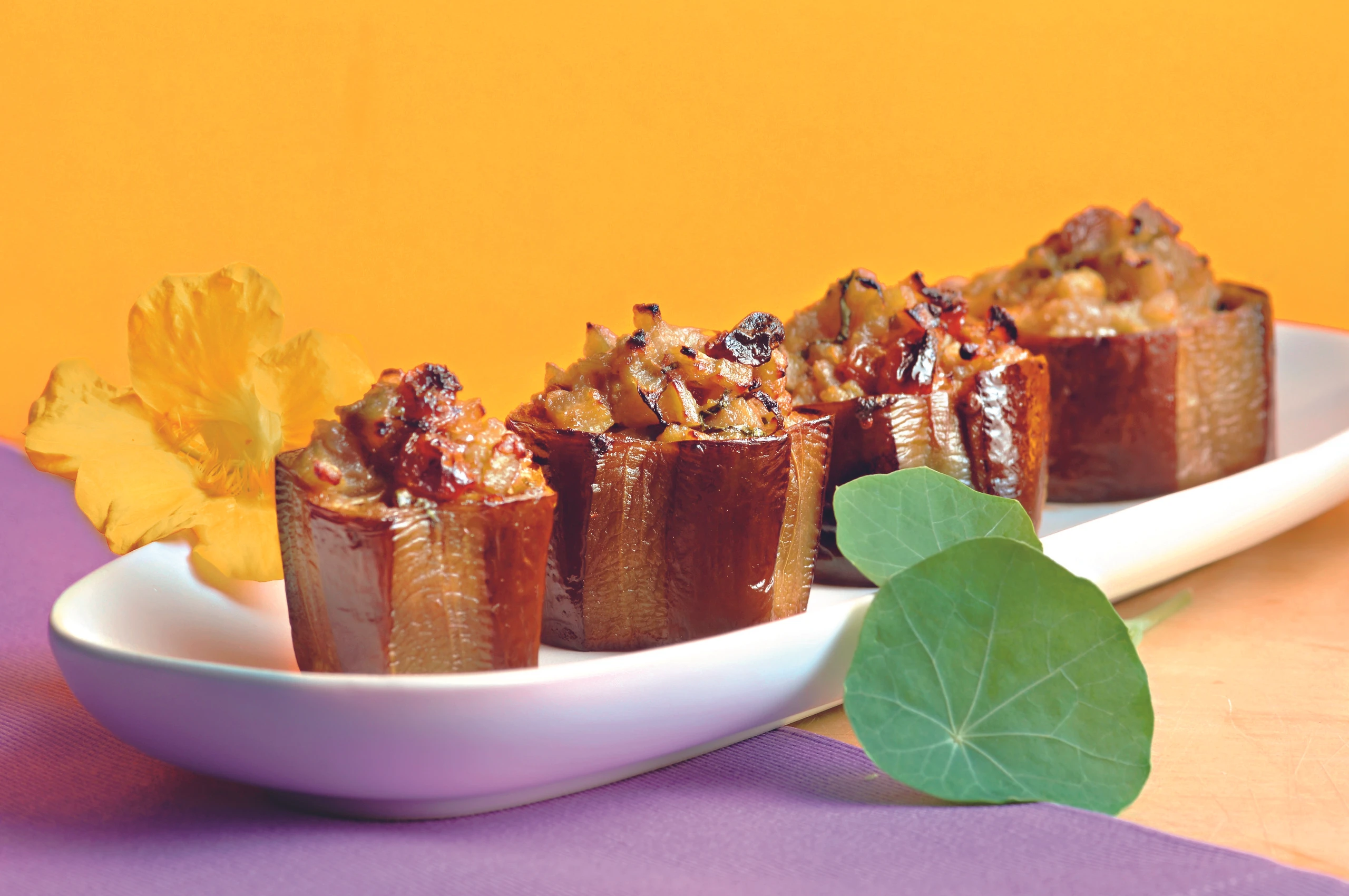 Überbackene Melanzani mit Marsala