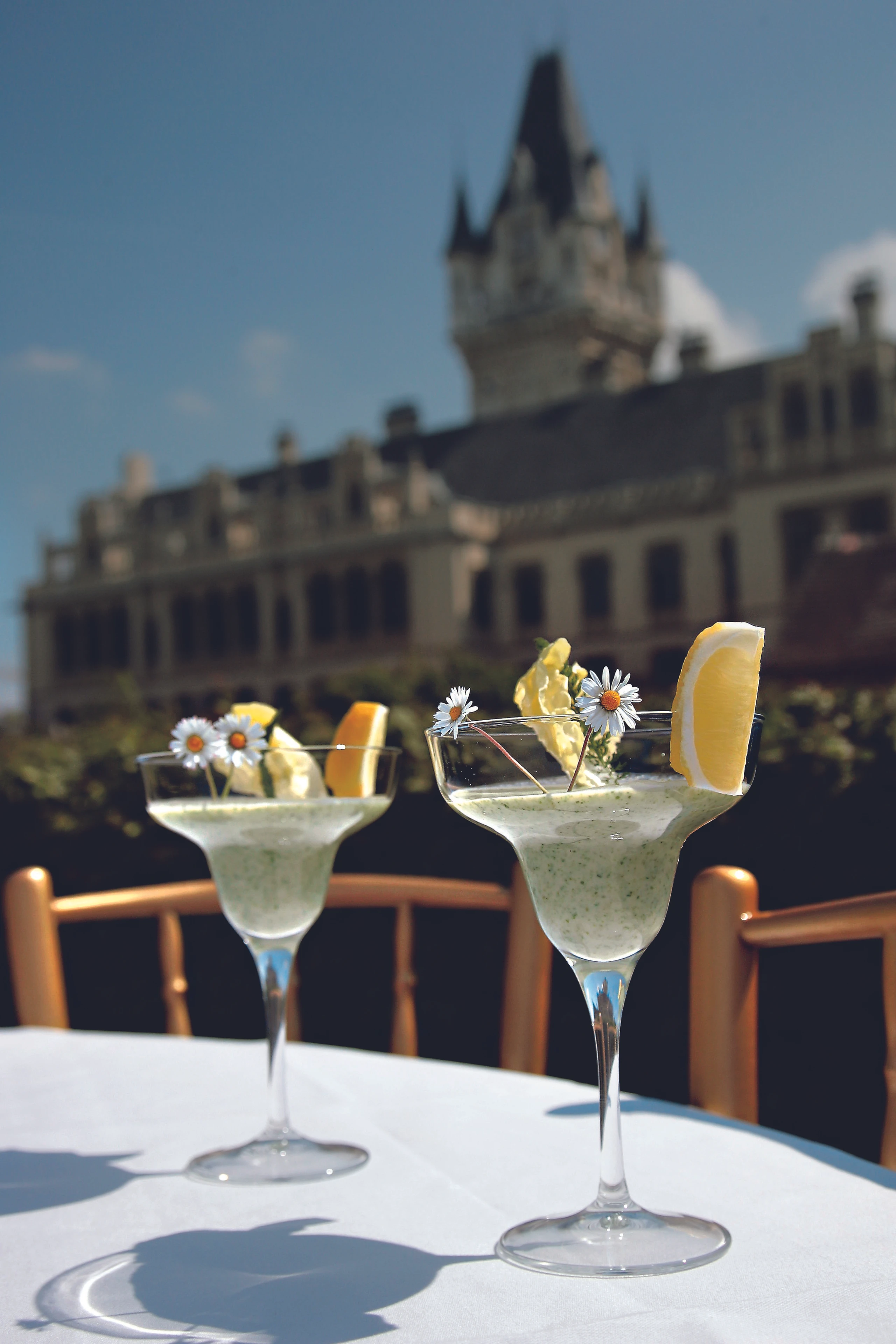 Salat-Kaltschale mit Zitrone