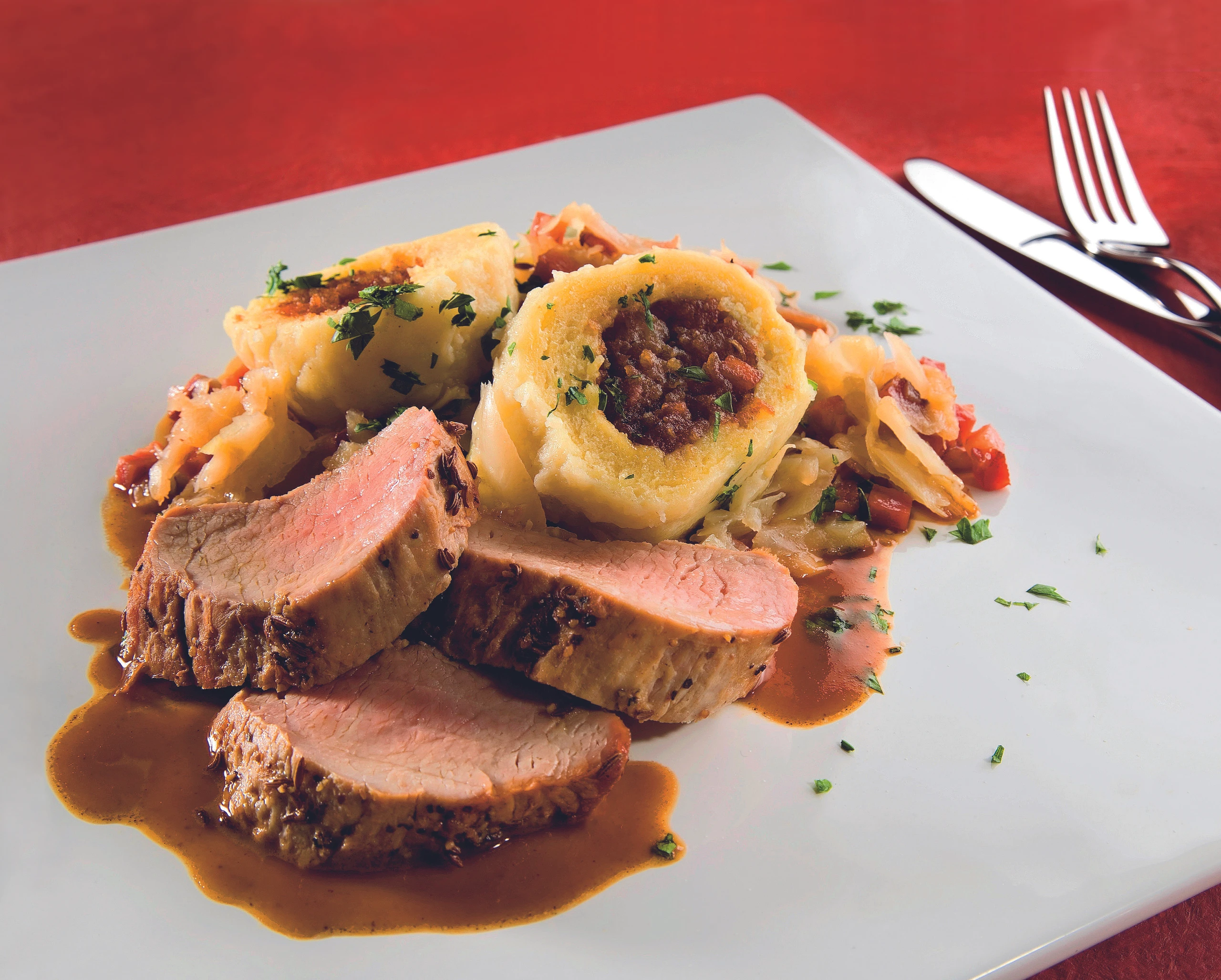 Minibraten vom Schwein