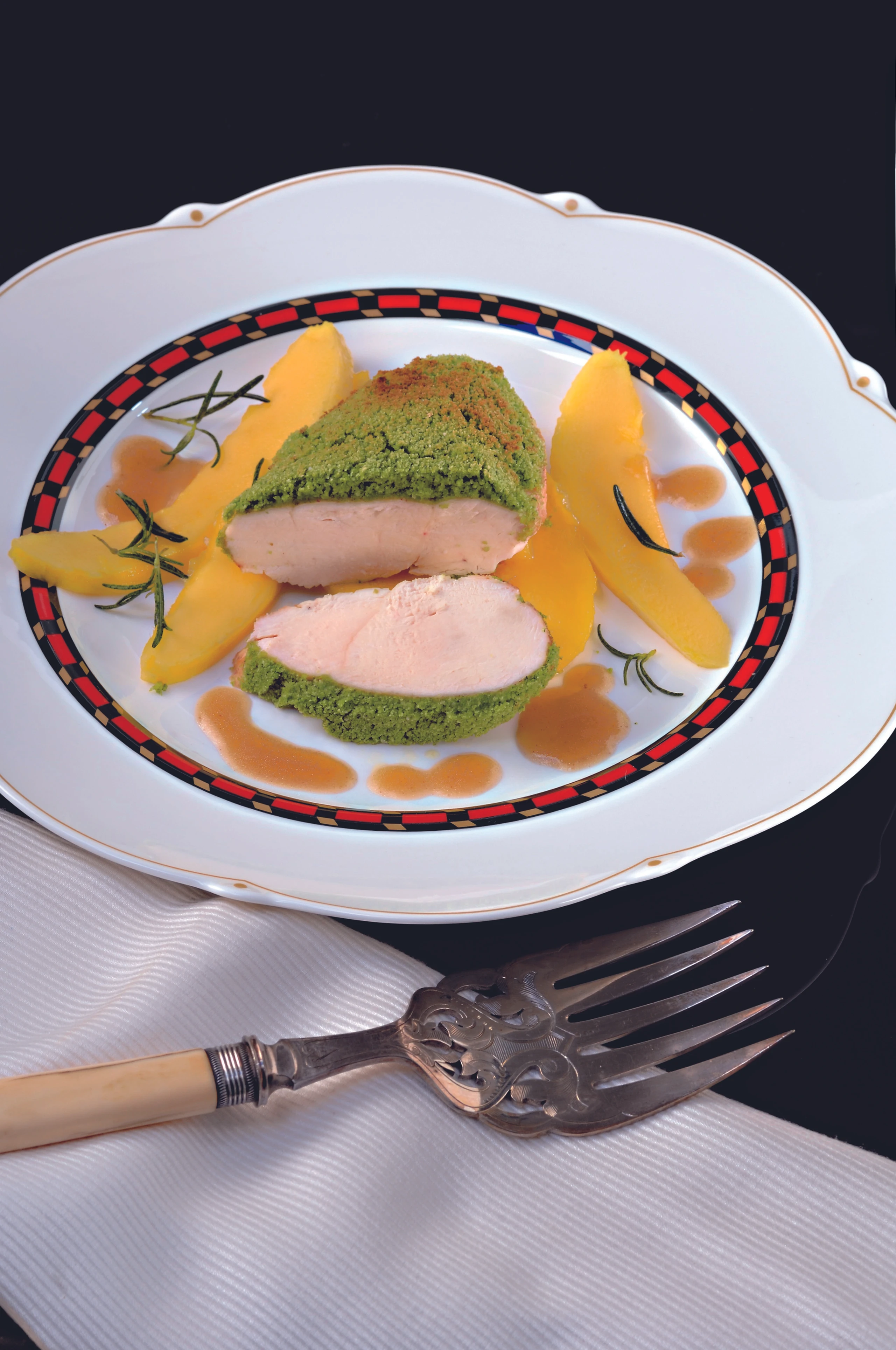 Hühnerfilet mit Korianderkruste