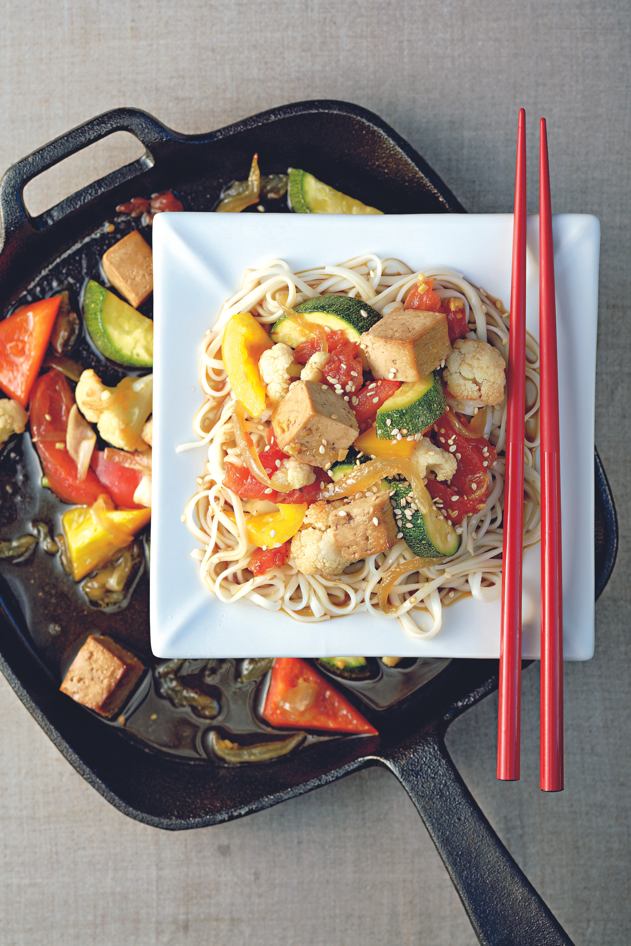 Tofu-Gemüse-Teriyaki