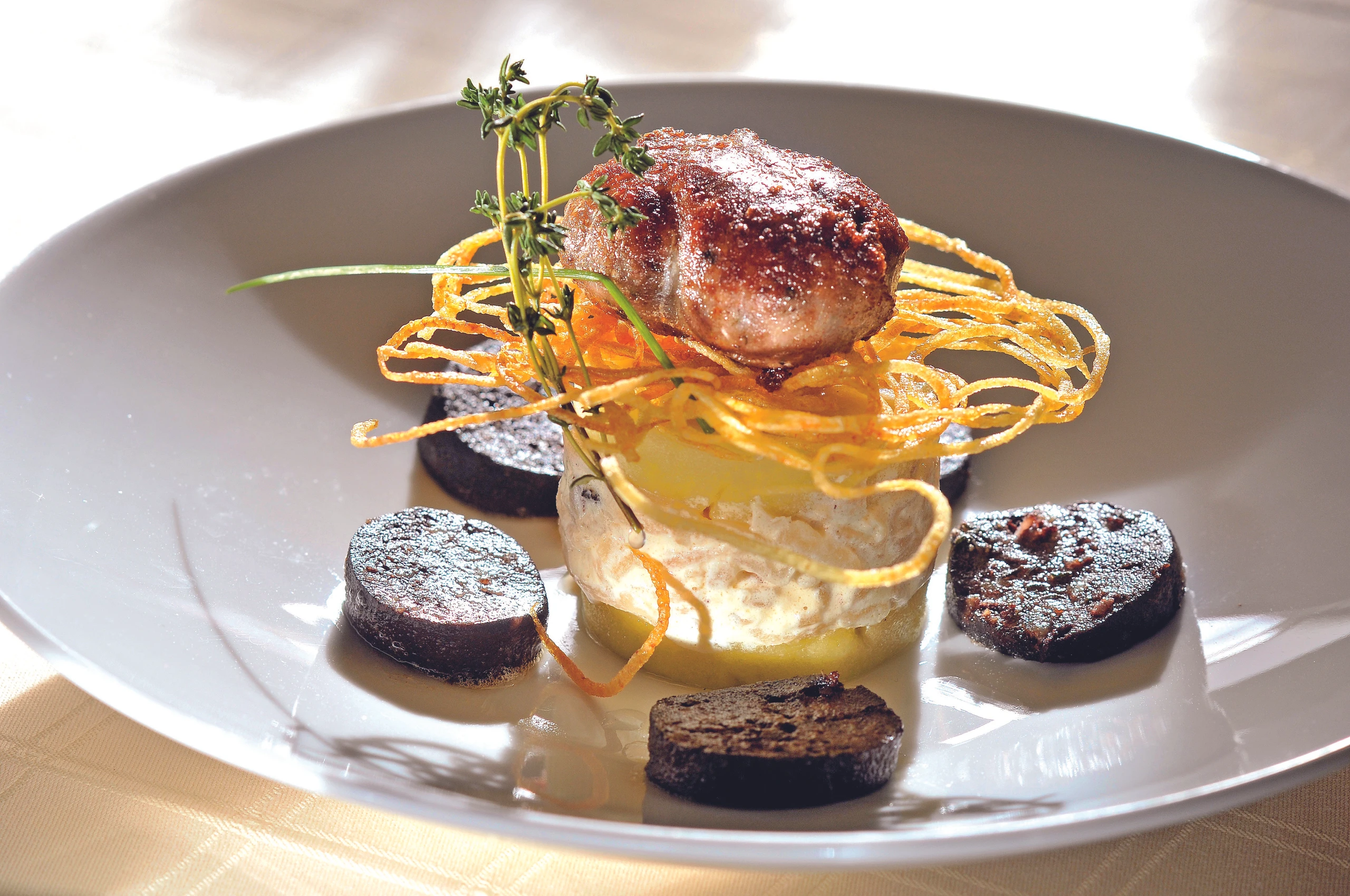 Drage-Burger mit Maischerl und Blutwurst