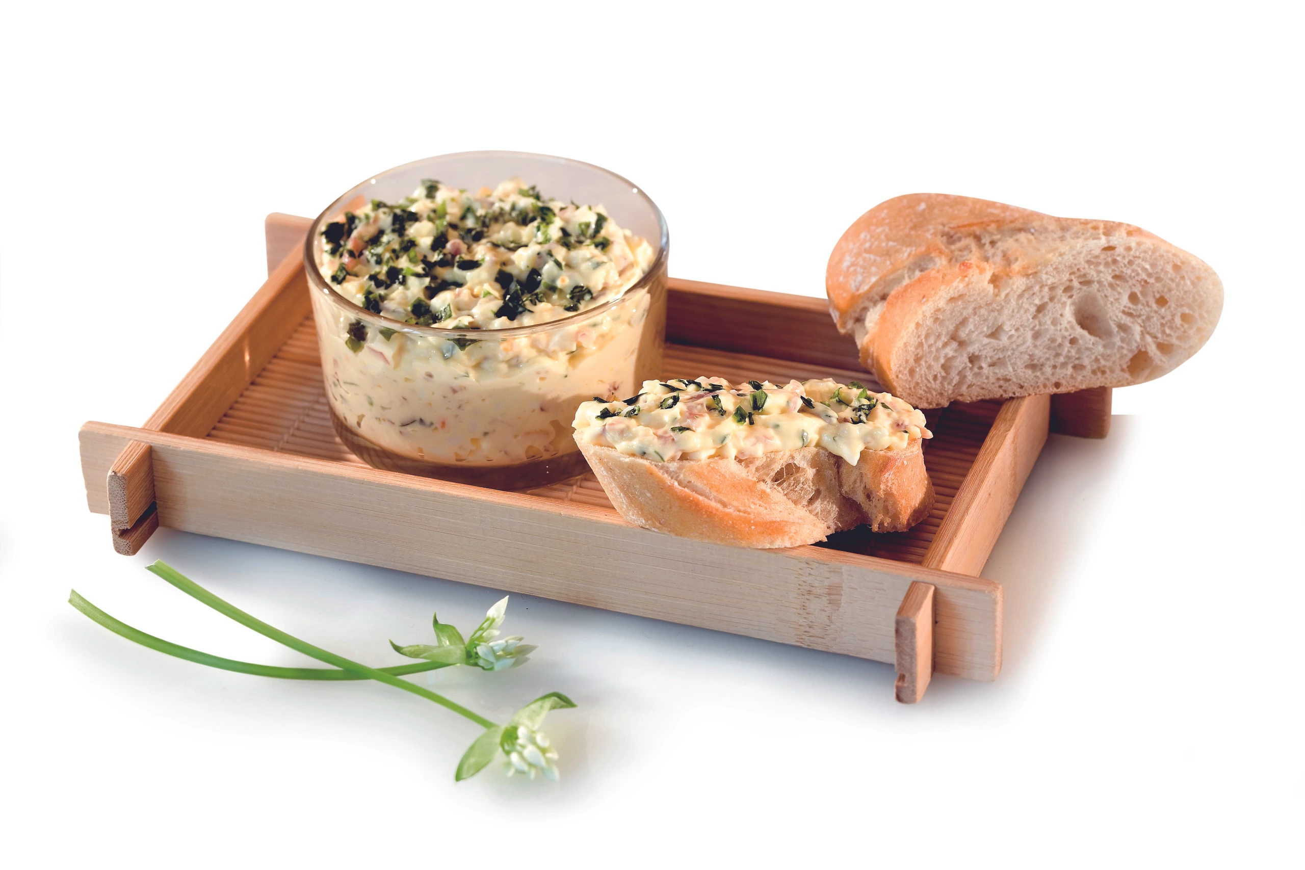 Ei-Speckaufstrich mit Bärlauch