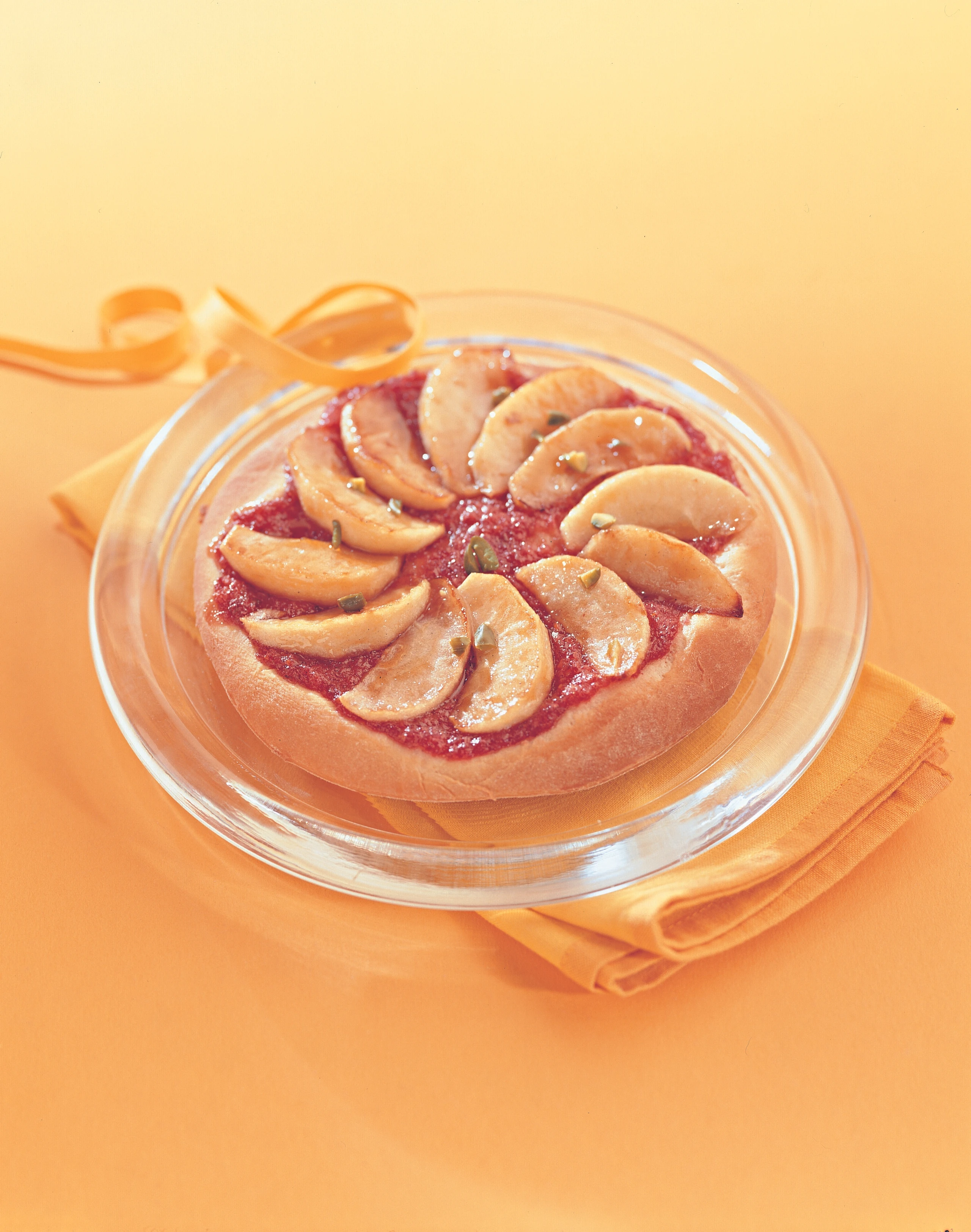 Apfel-Preiselbeer-Pizzen