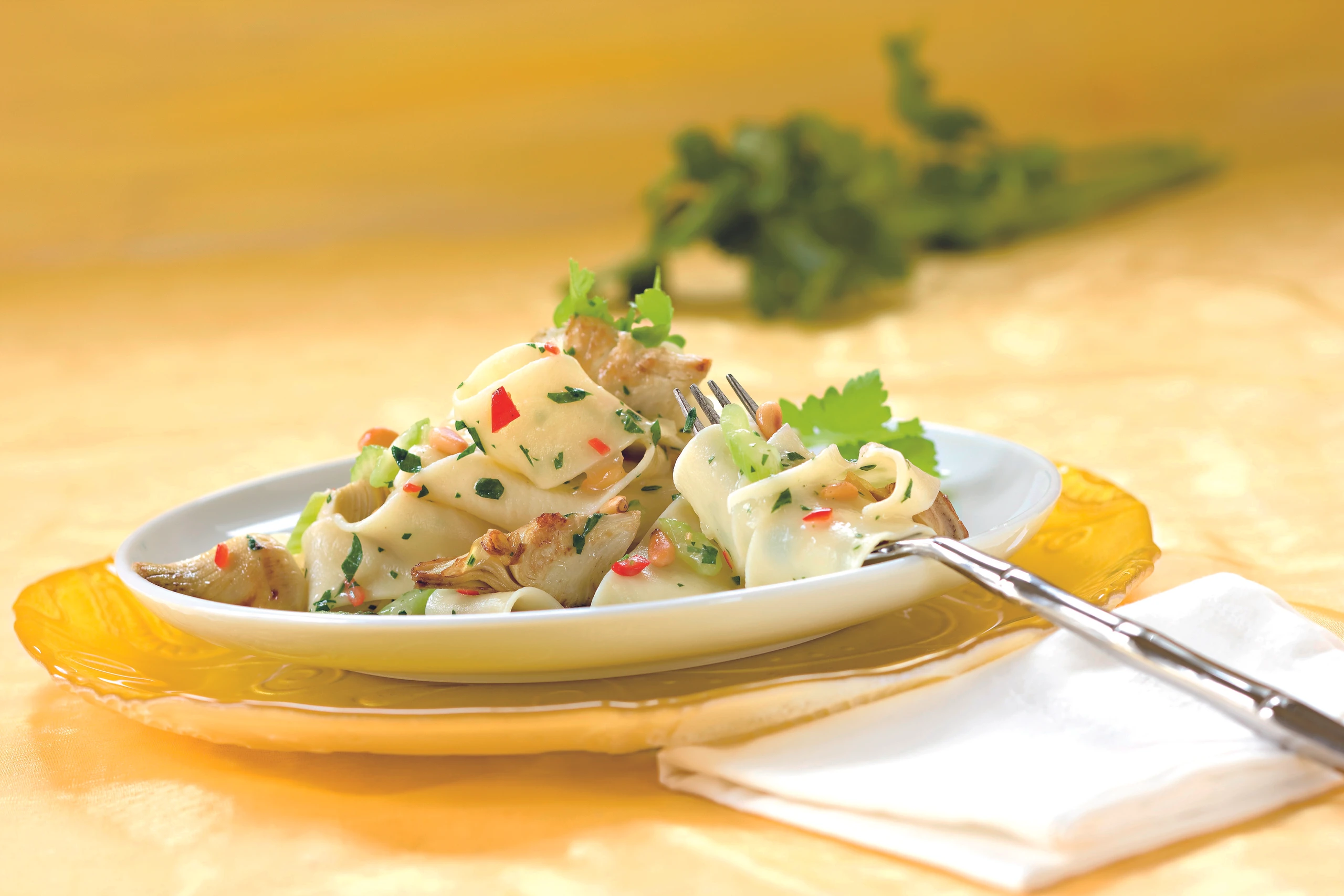 Pappardelle mit Artischocken