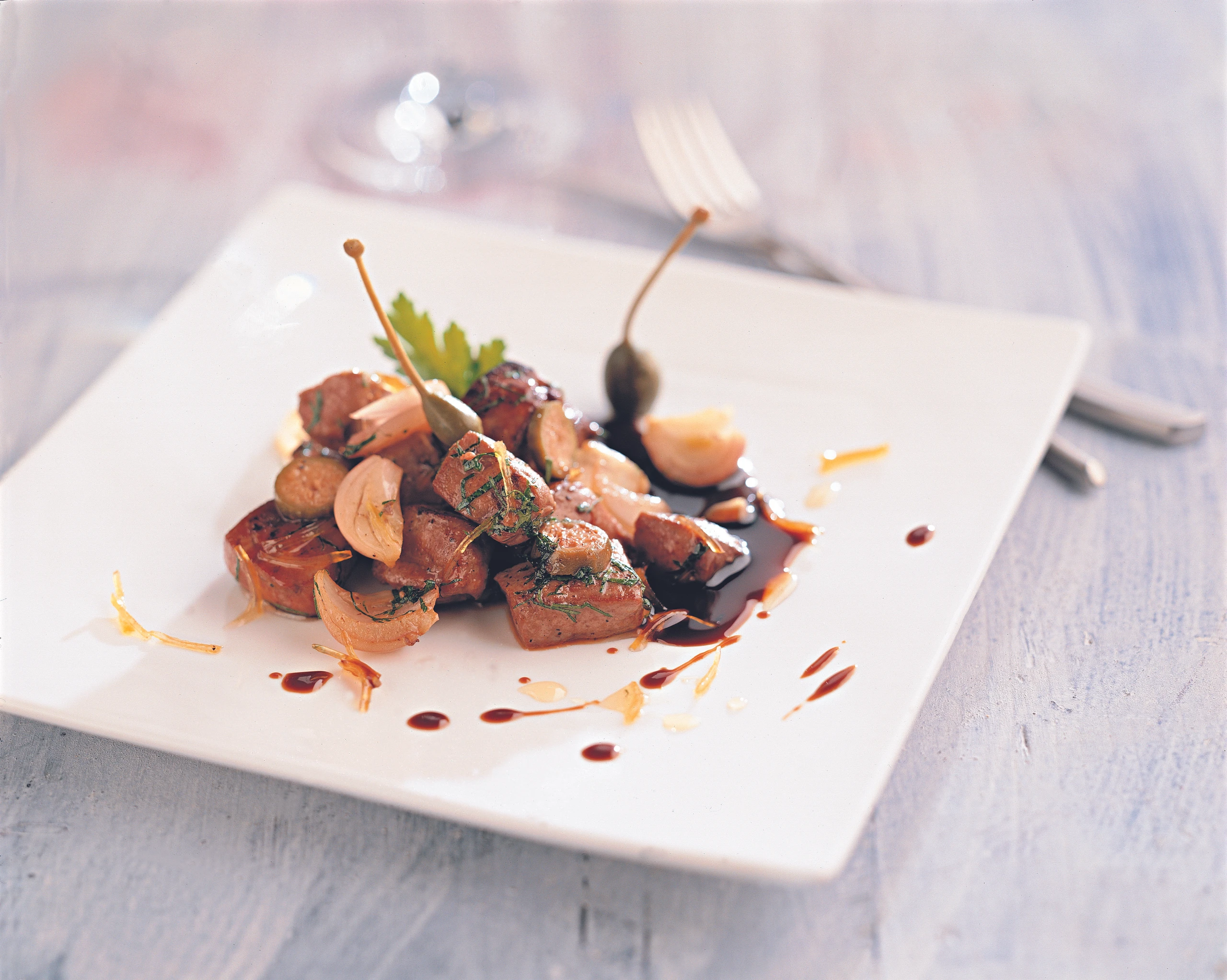 Sautierte Kalbsleber mit Zitronen-Konfit