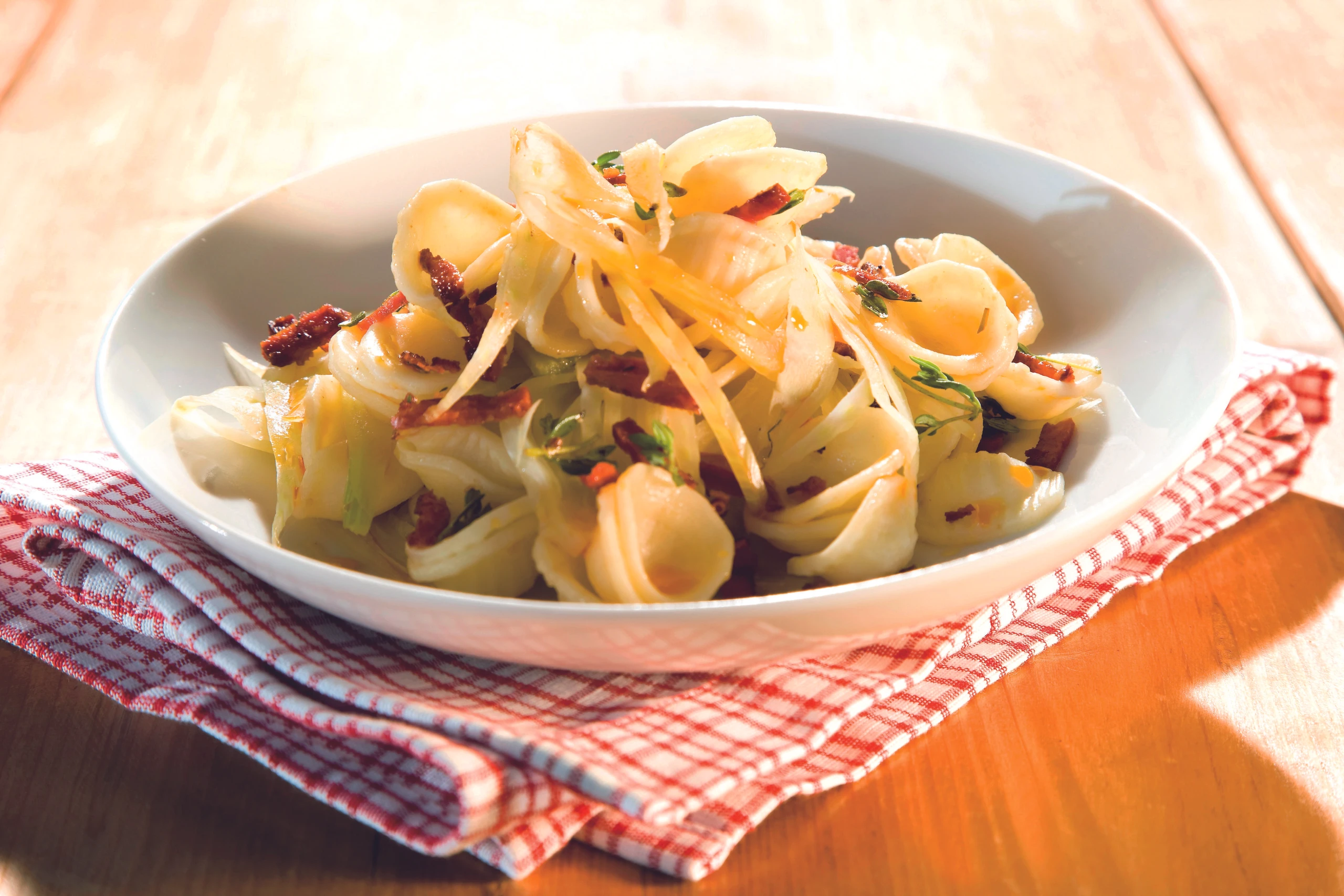 Orecchiette mit Chorizo und Fenchel