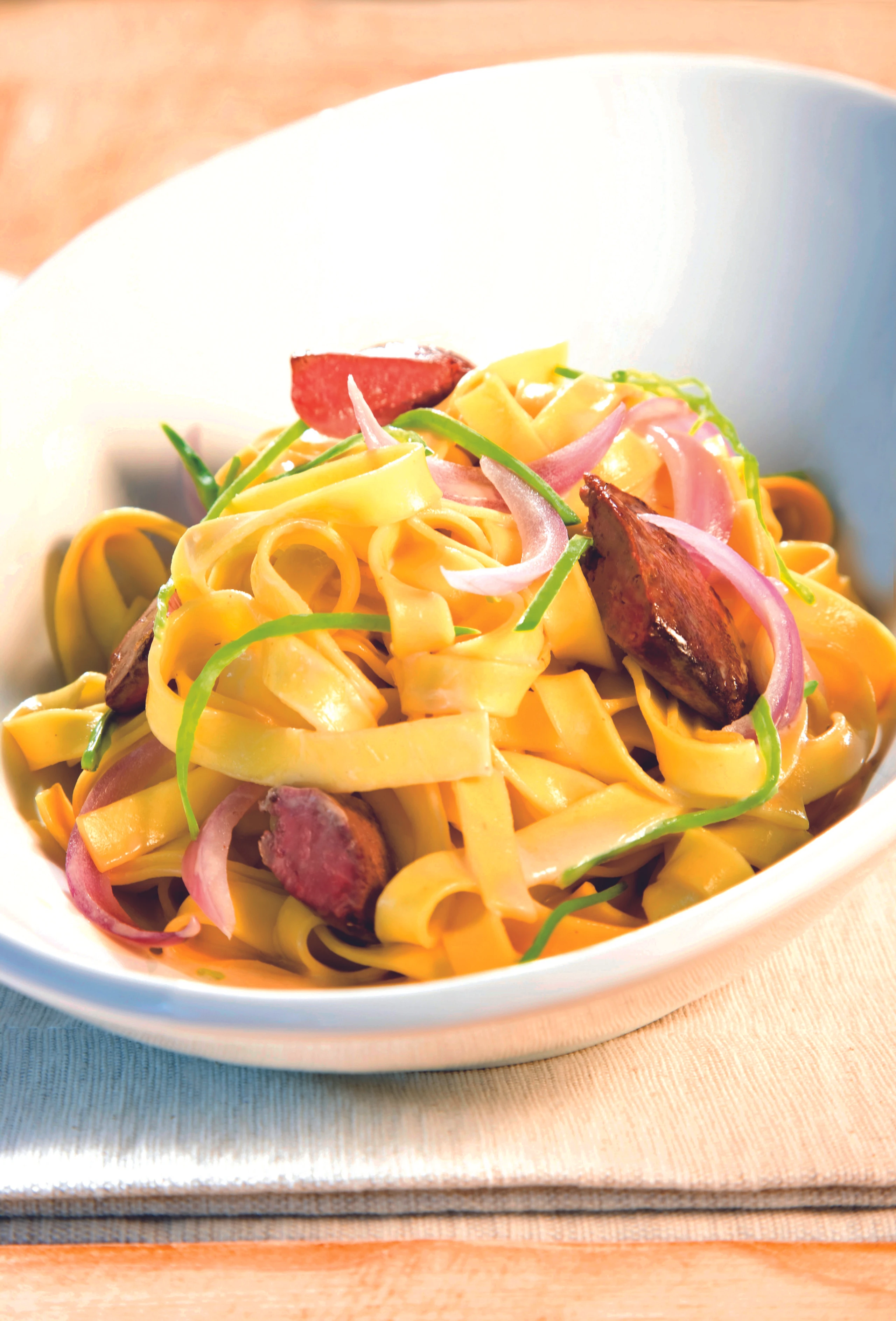 Pasta la Divina: Tagliatelle mit Hühnerleber